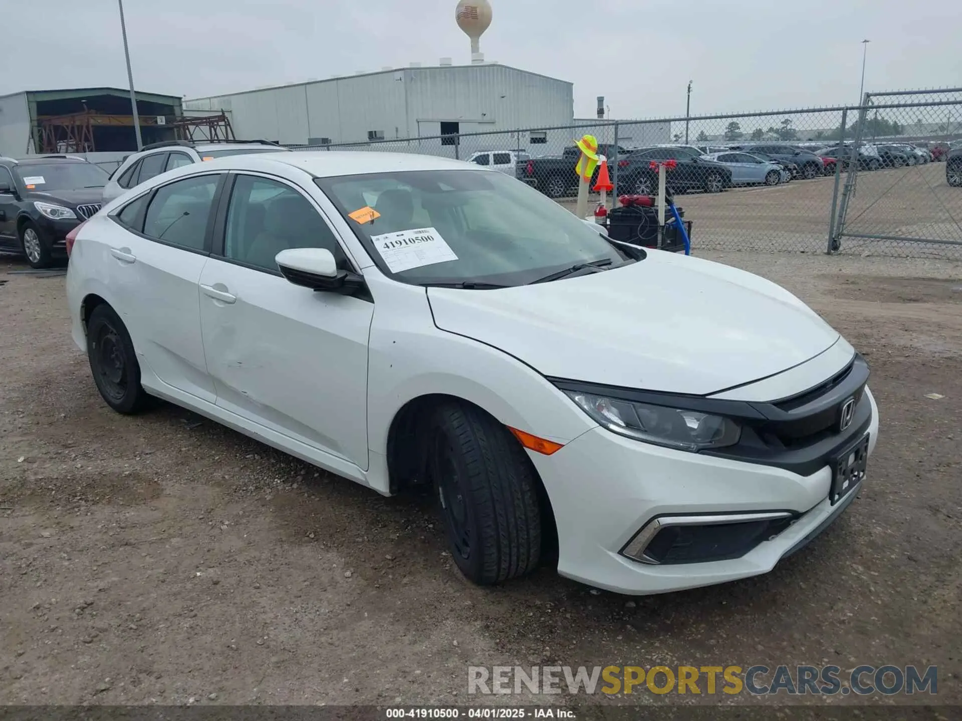 1 Photograph of a damaged car 2HGFC2F63LH514256 HONDA CIVIC 2020