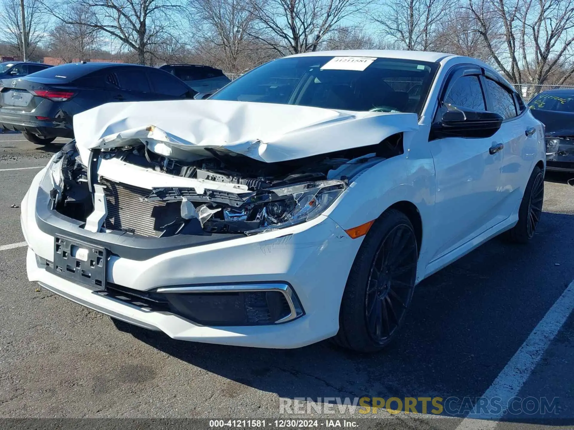 2 Photograph of a damaged car 2HGFC2F63LH529484 HONDA CIVIC 2020
