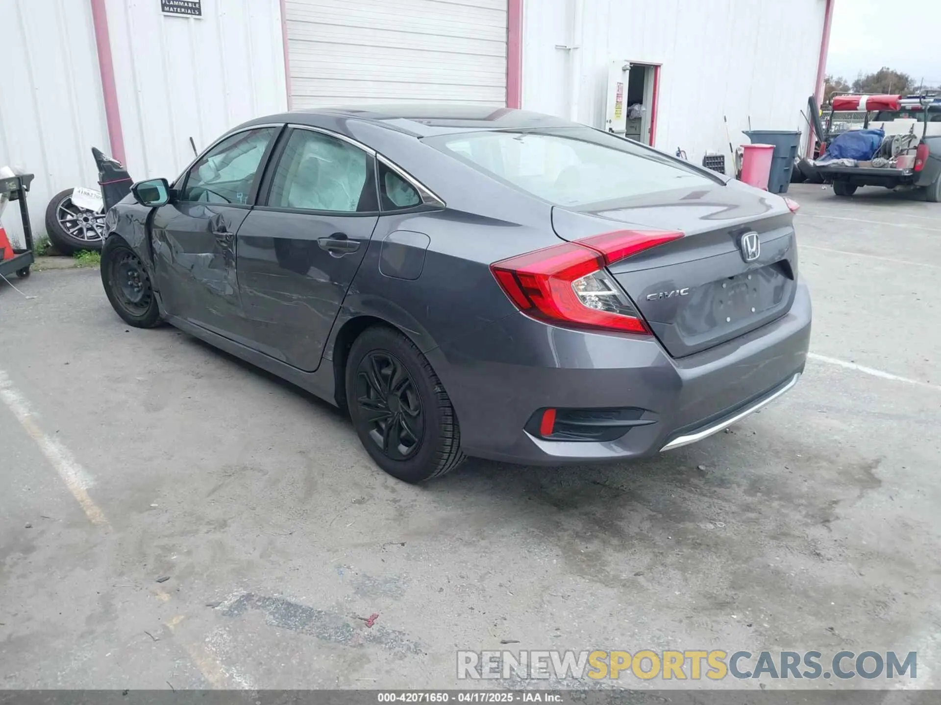 3 Photograph of a damaged car 2HGFC2F63LH530442 HONDA CIVIC 2020