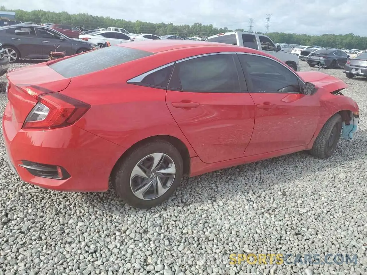 3 Photograph of a damaged car 2HGFC2F63LH554966 HONDA CIVIC 2020