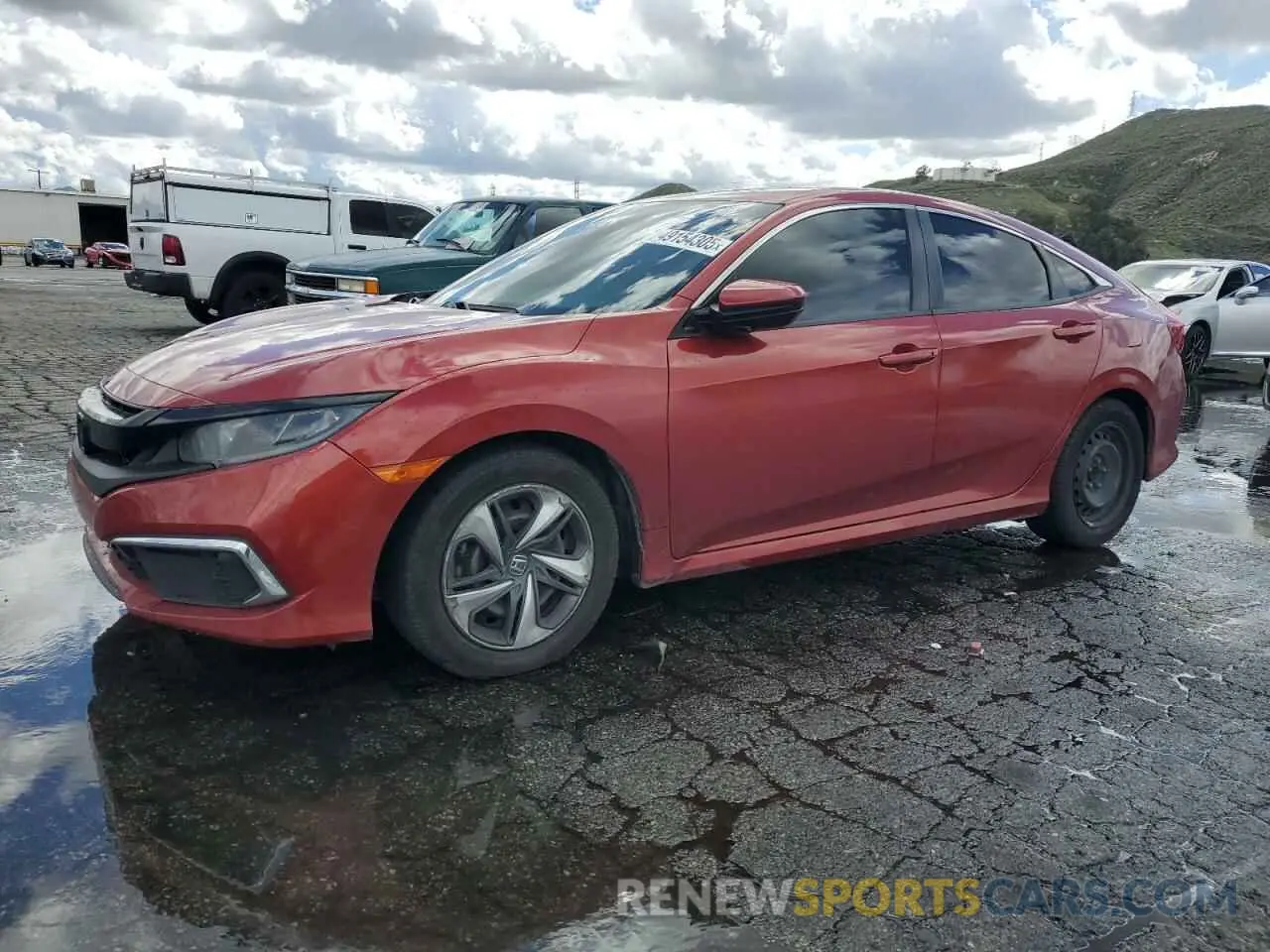 1 Photograph of a damaged car 2HGFC2F63LH566809 HONDA CIVIC 2020