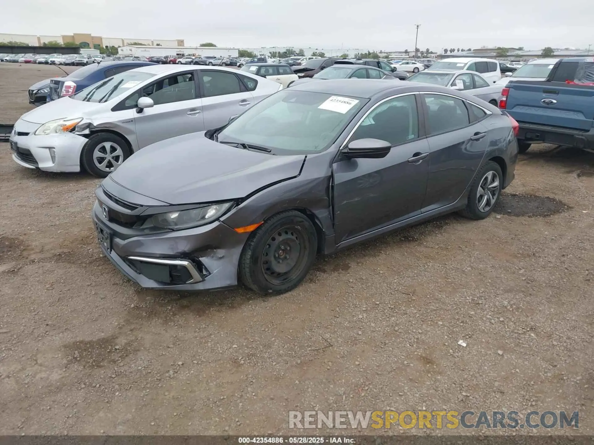 2 Photograph of a damaged car 2HGFC2F63LH567698 HONDA CIVIC 2020