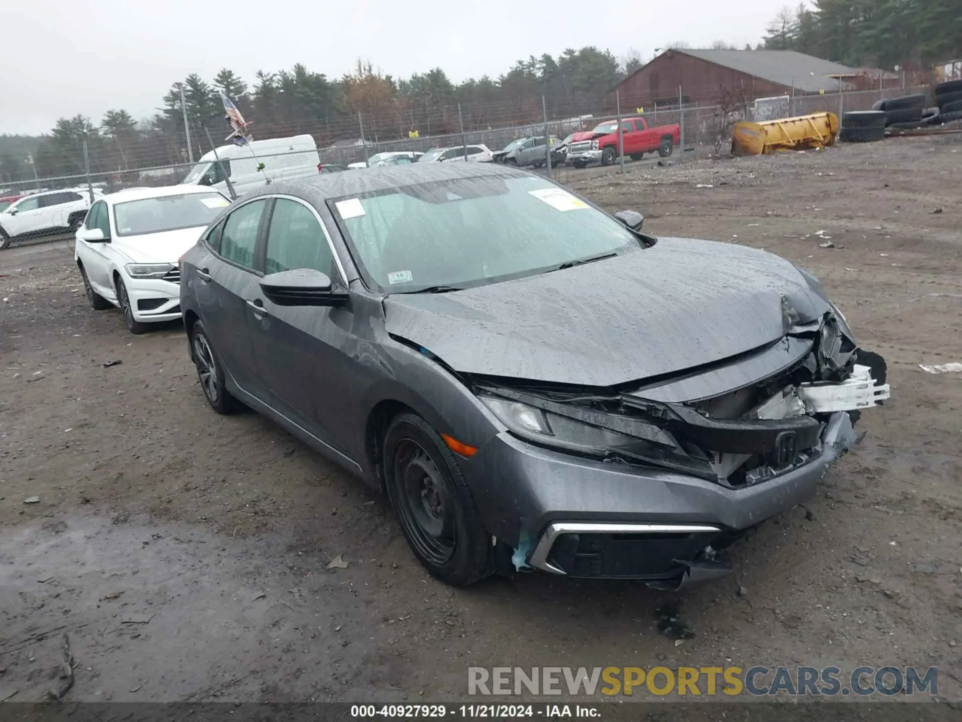 1 Photograph of a damaged car 2HGFC2F63LH574540 HONDA CIVIC 2020