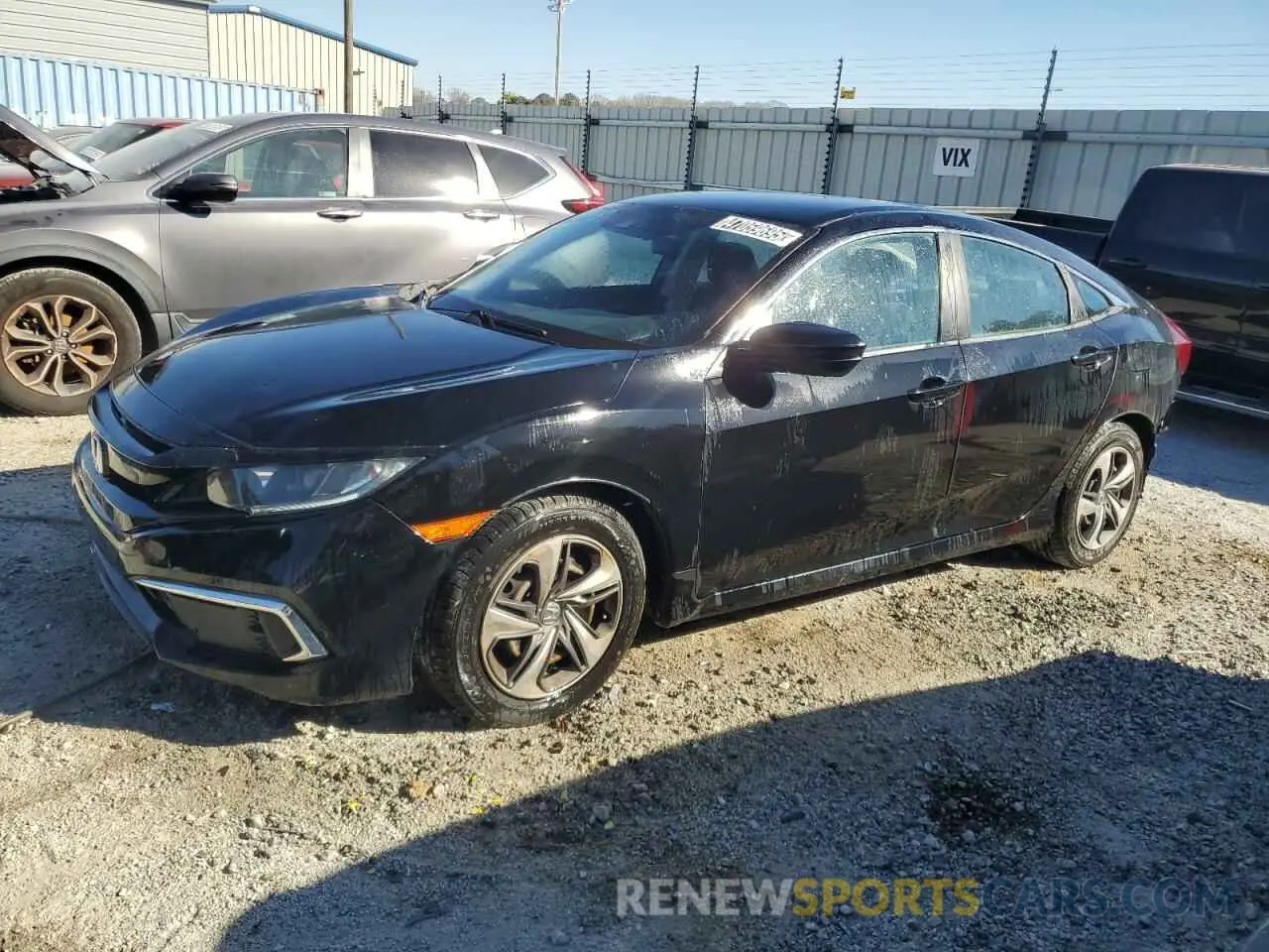 1 Photograph of a damaged car 2HGFC2F63LH586042 HONDA CIVIC 2020
