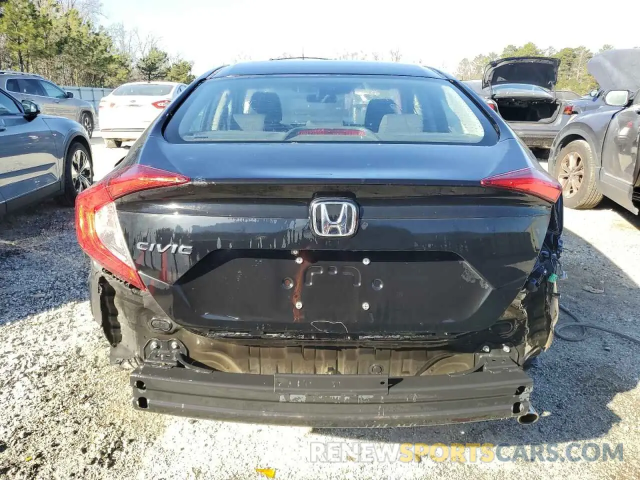 6 Photograph of a damaged car 2HGFC2F63LH586042 HONDA CIVIC 2020