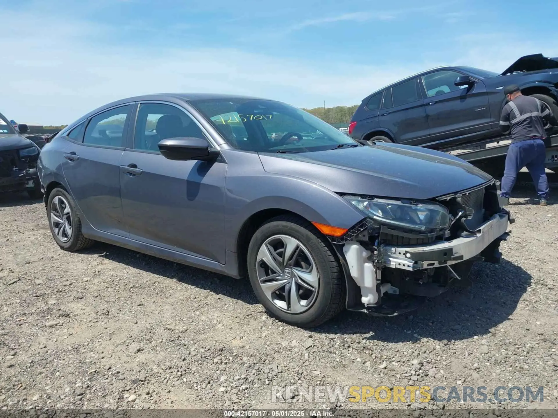 1 Photograph of a damaged car 2HGFC2F63LH597414 HONDA CIVIC 2020