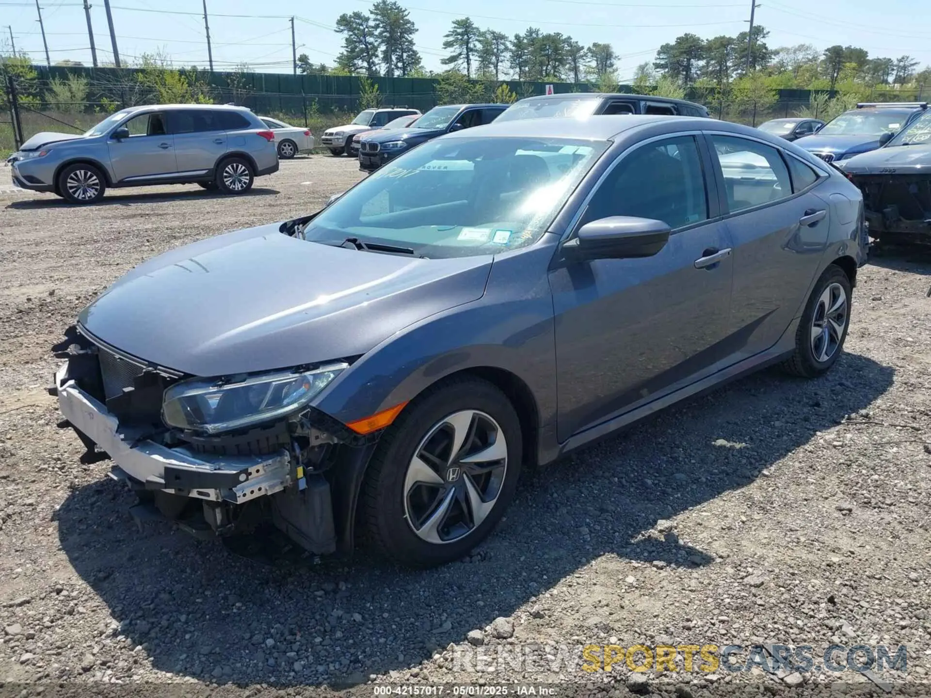 2 Photograph of a damaged car 2HGFC2F63LH597414 HONDA CIVIC 2020