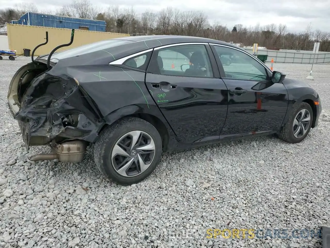 3 Photograph of a damaged car 2HGFC2F64LH504206 HONDA CIVIC 2020