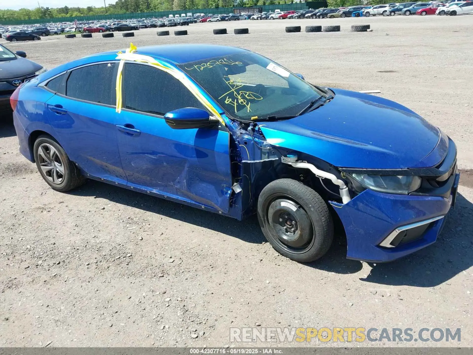 1 Photograph of a damaged car 2HGFC2F64LH504917 HONDA CIVIC 2020