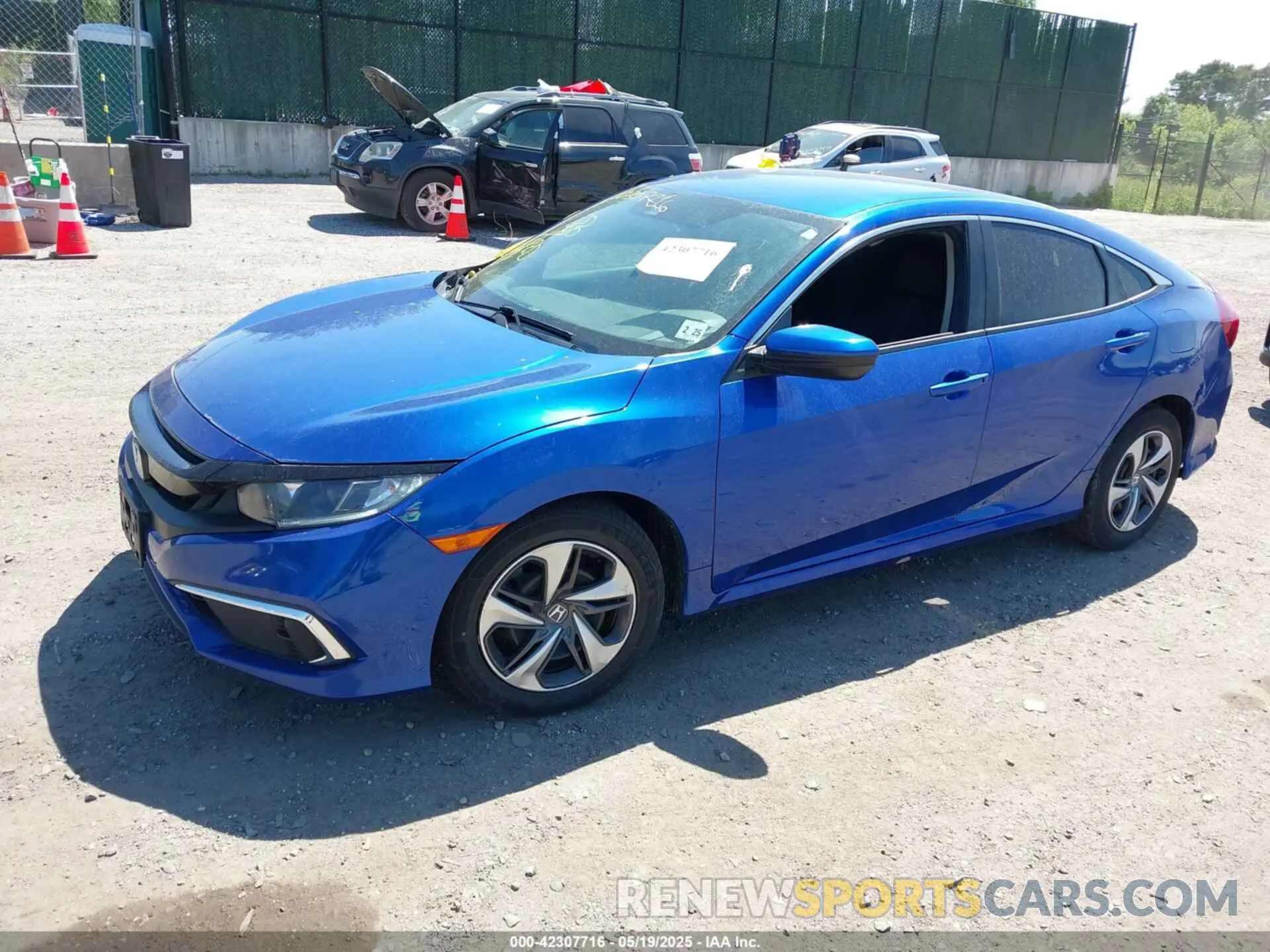 2 Photograph of a damaged car 2HGFC2F64LH504917 HONDA CIVIC 2020