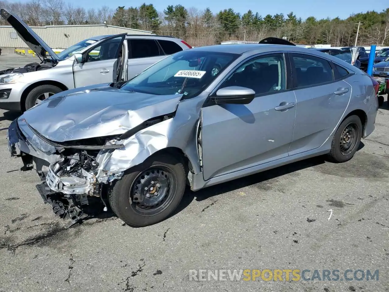 1 Photograph of a damaged car 2HGFC2F64LH505467 HONDA CIVIC 2020