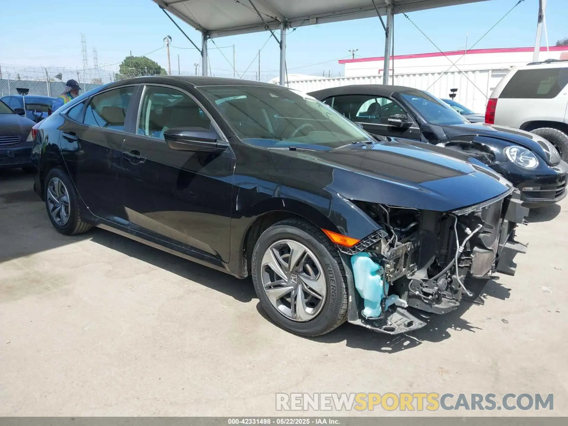 1 Photograph of a damaged car 2HGFC2F64LH510605 HONDA CIVIC 2020