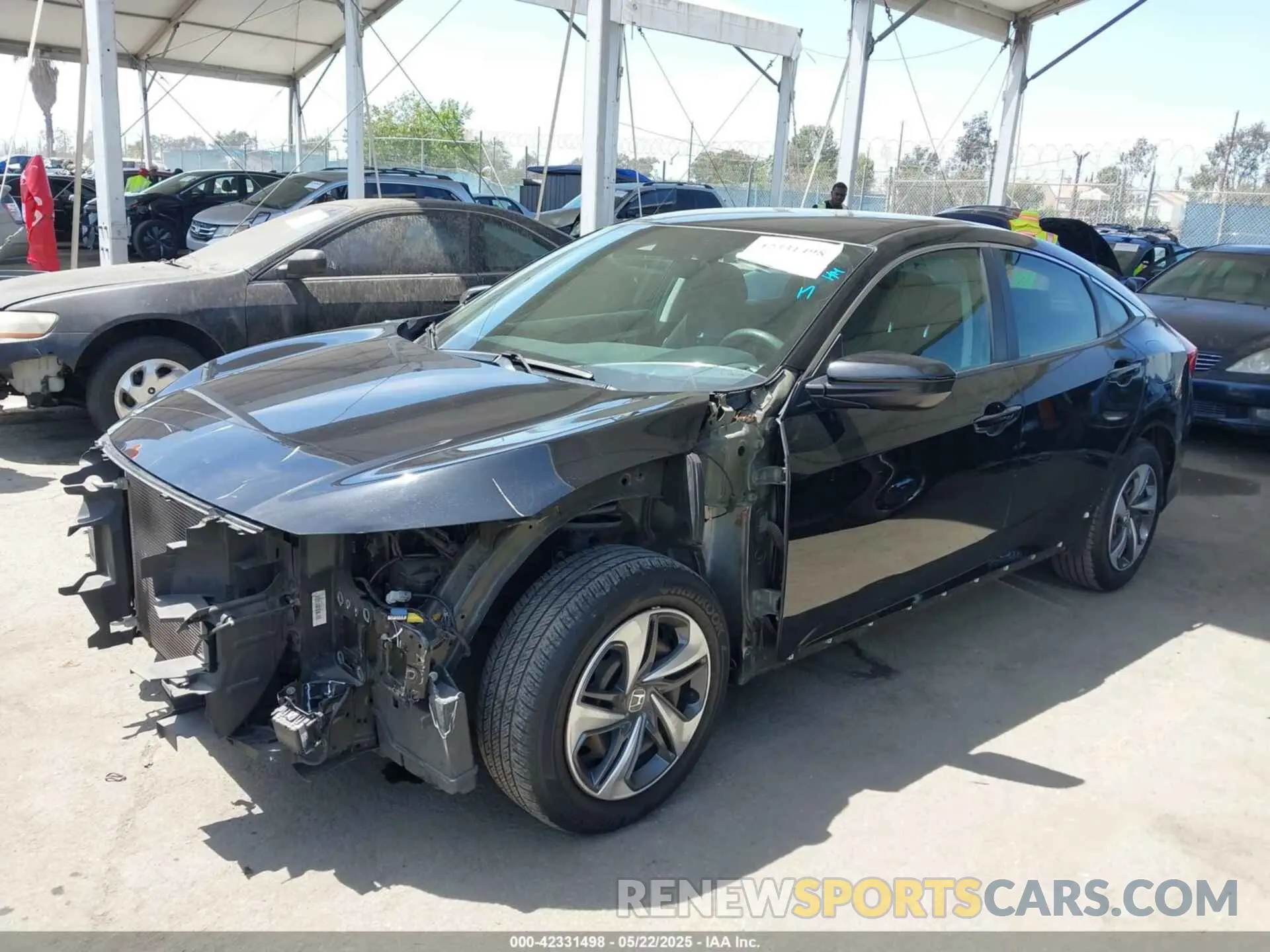 2 Photograph of a damaged car 2HGFC2F64LH510605 HONDA CIVIC 2020