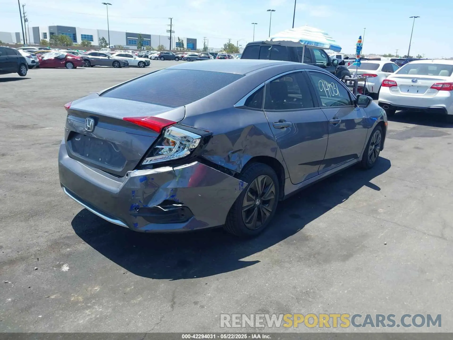 4 Photograph of a damaged car 2HGFC2F64LH512550 HONDA CIVIC 2020