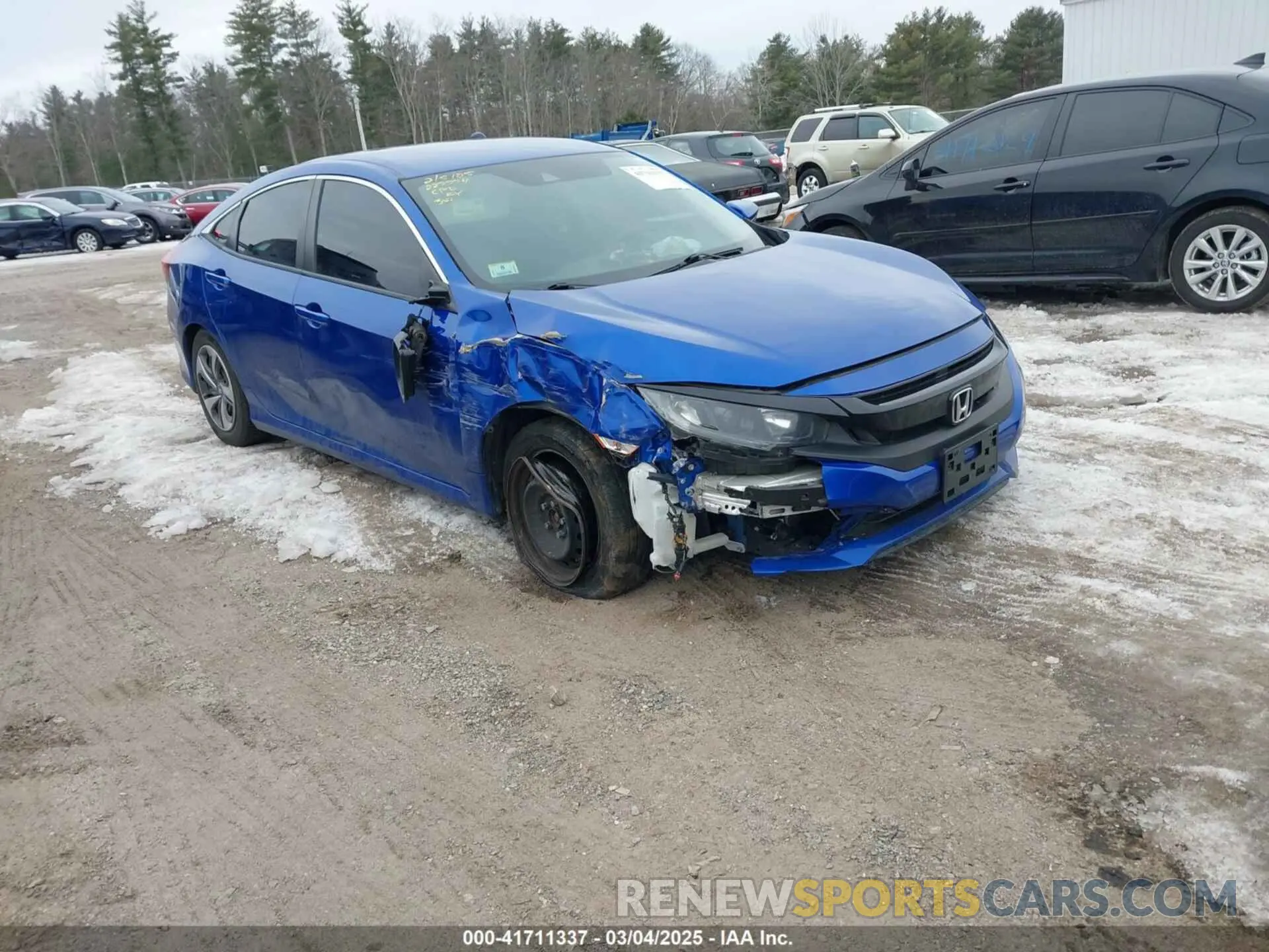 1 Photograph of a damaged car 2HGFC2F64LH514640 HONDA CIVIC 2020