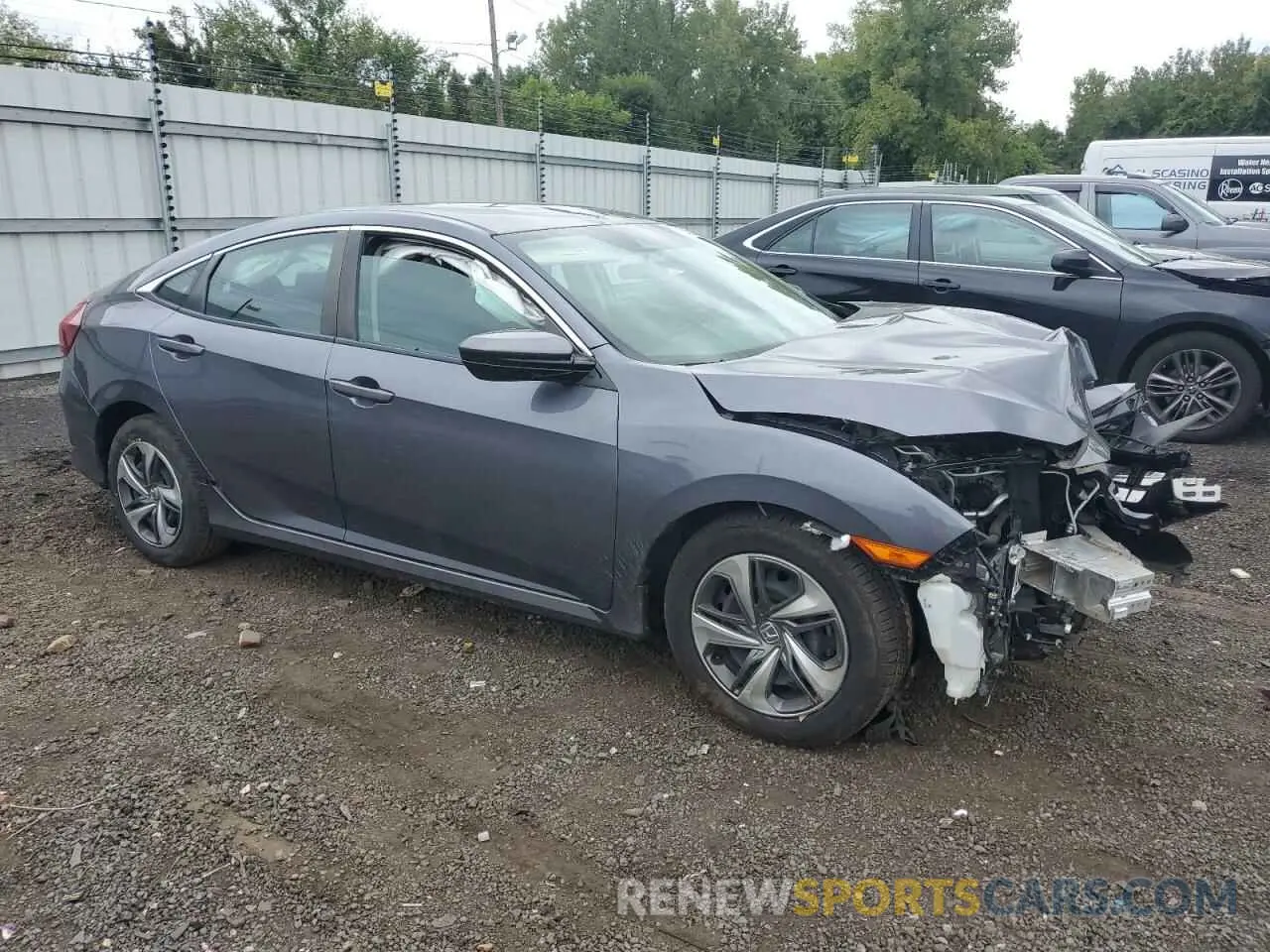 4 Photograph of a damaged car 2HGFC2F64LH555690 HONDA CIVIC 2020
