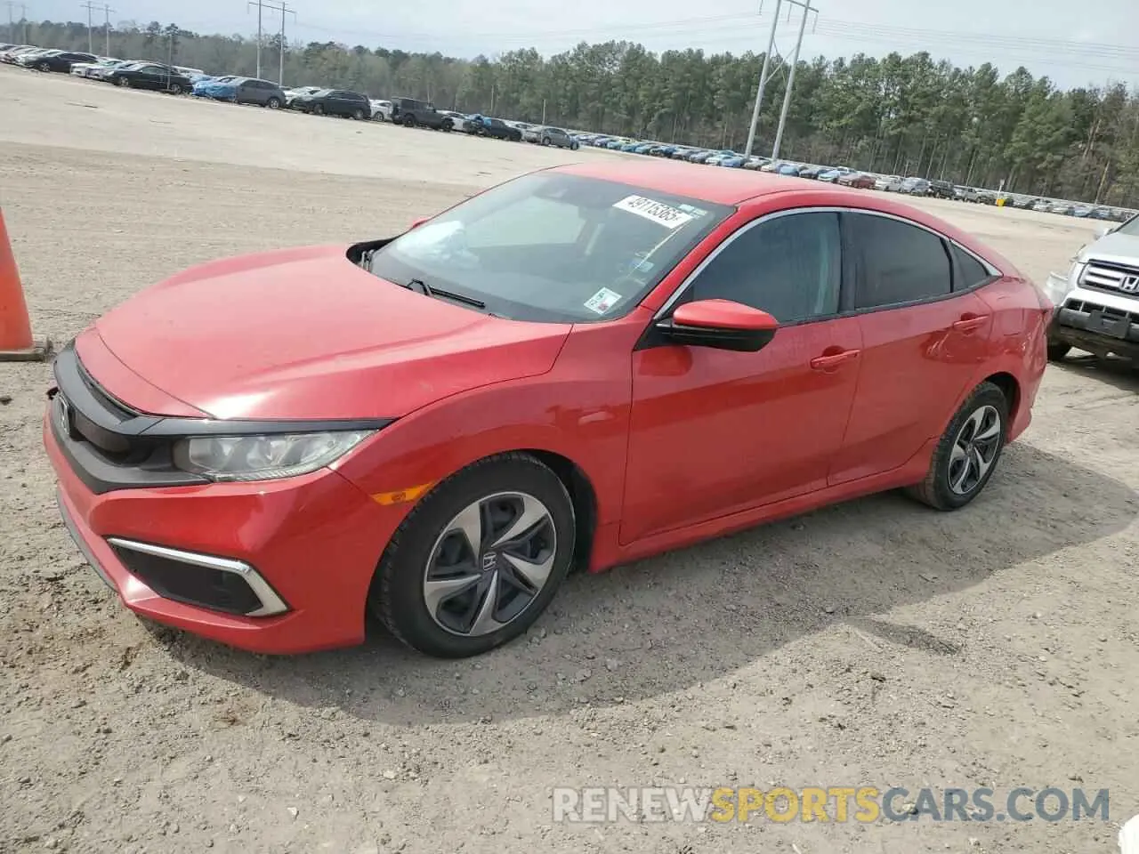 1 Photograph of a damaged car 2HGFC2F64LH562834 HONDA CIVIC 2020