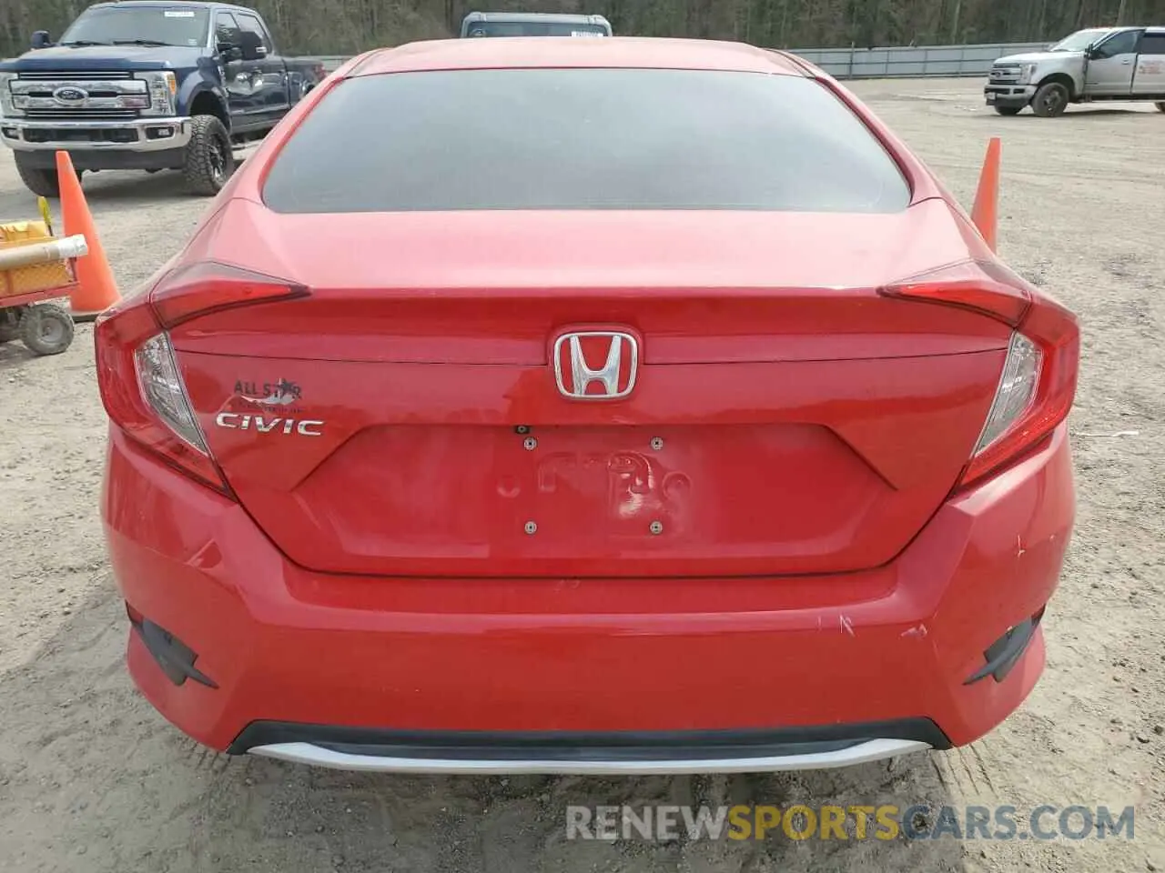 6 Photograph of a damaged car 2HGFC2F64LH562834 HONDA CIVIC 2020
