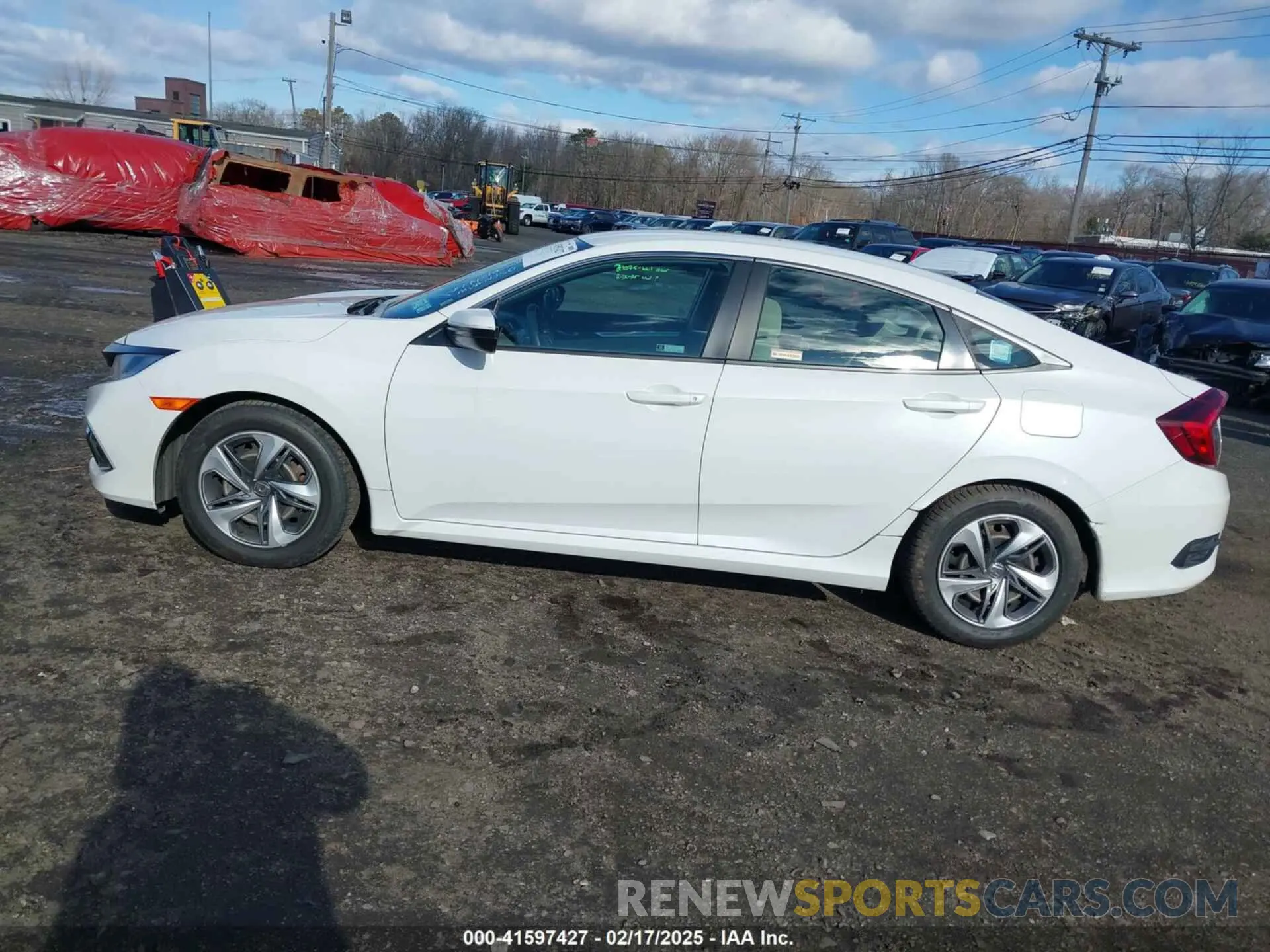 14 Photograph of a damaged car 2HGFC2F64LH568374 HONDA CIVIC 2020