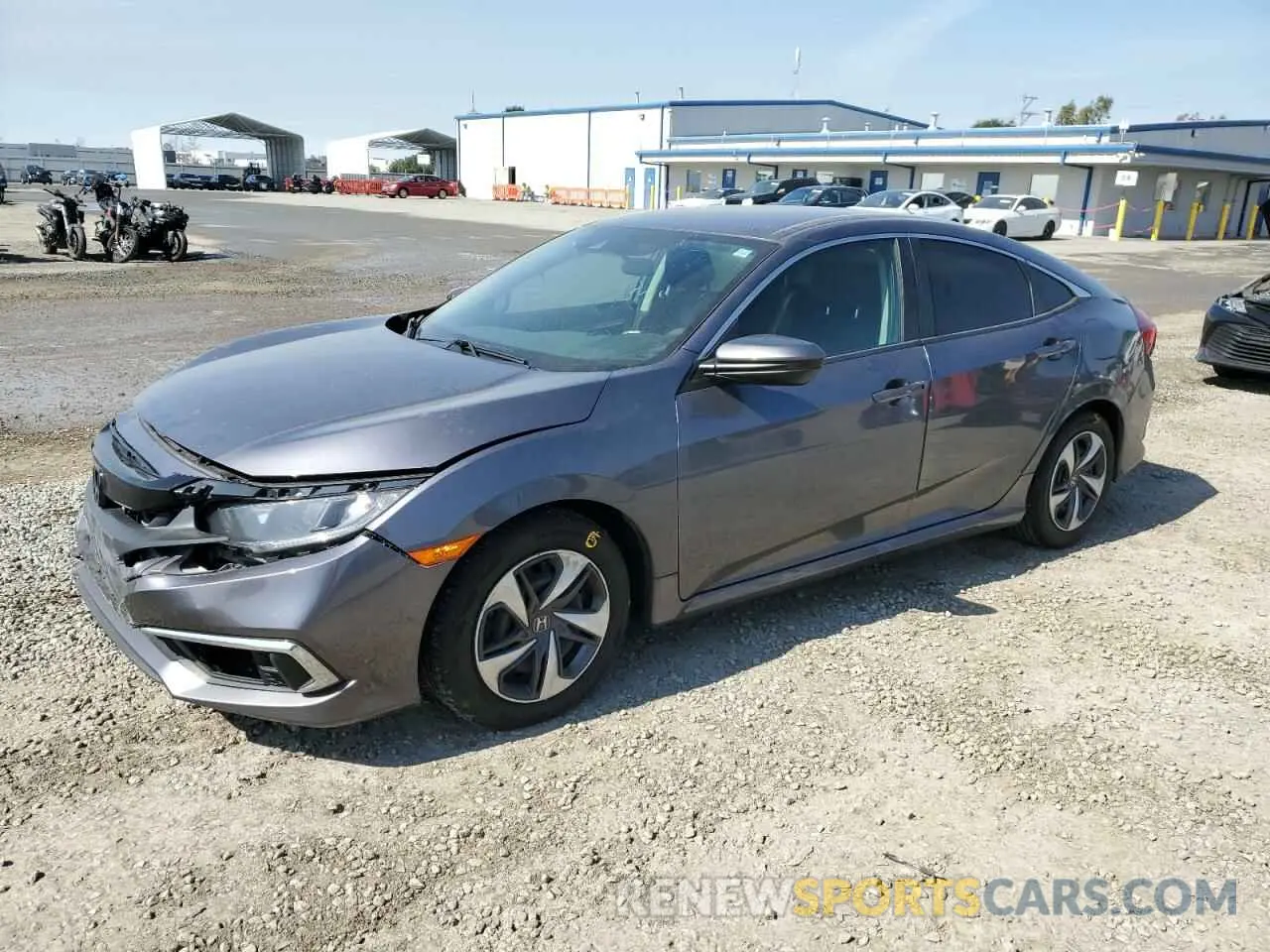 1 Photograph of a damaged car 2HGFC2F64LH574532 HONDA CIVIC 2020