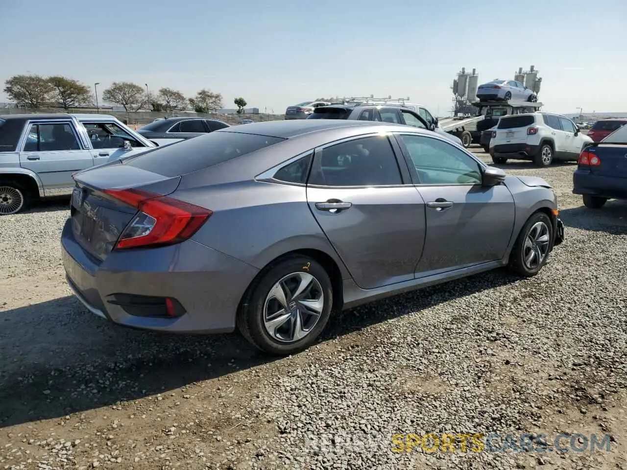 3 Photograph of a damaged car 2HGFC2F64LH574532 HONDA CIVIC 2020