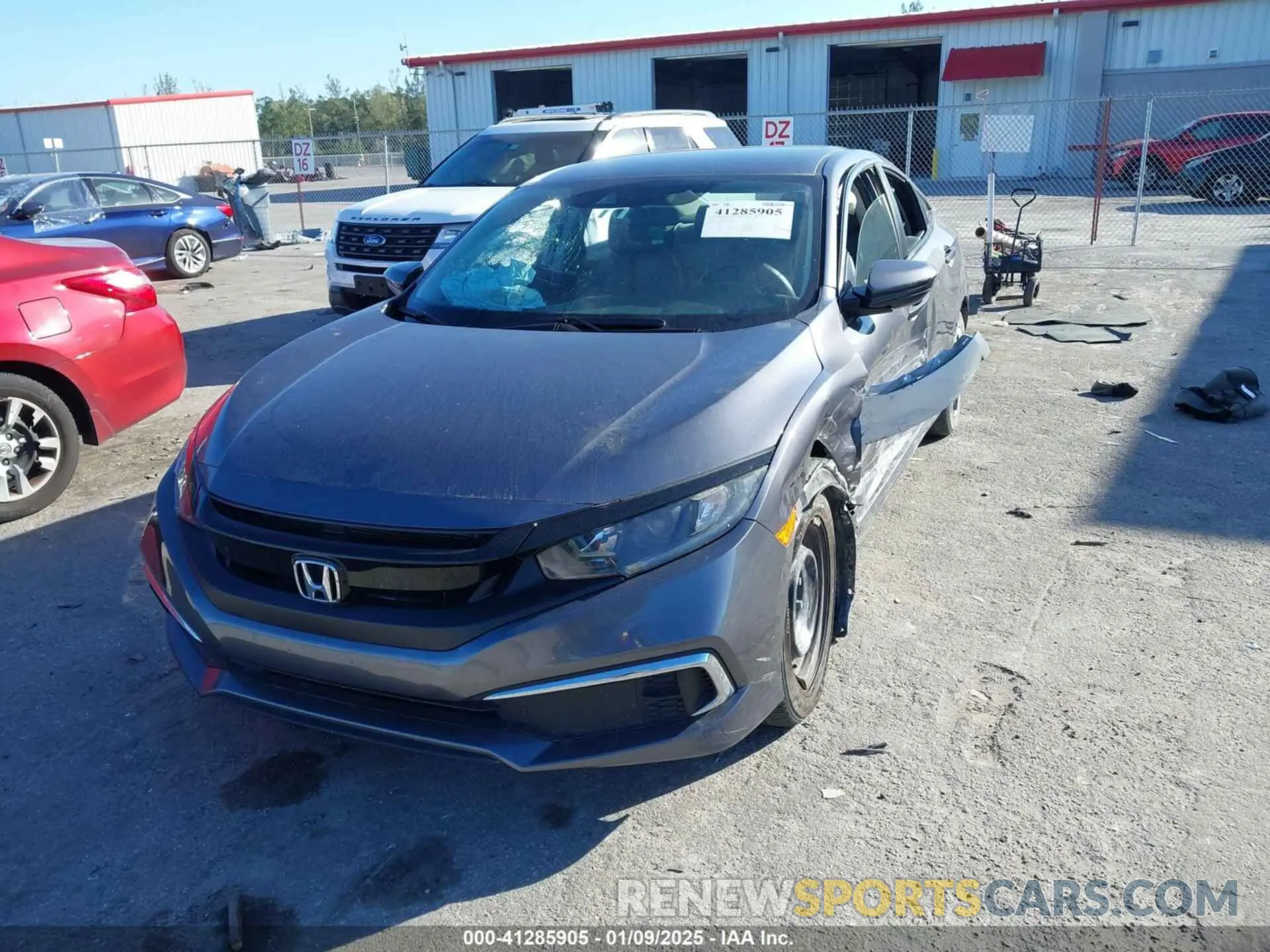 11 Photograph of a damaged car 2HGFC2F64LH581786 HONDA CIVIC 2020