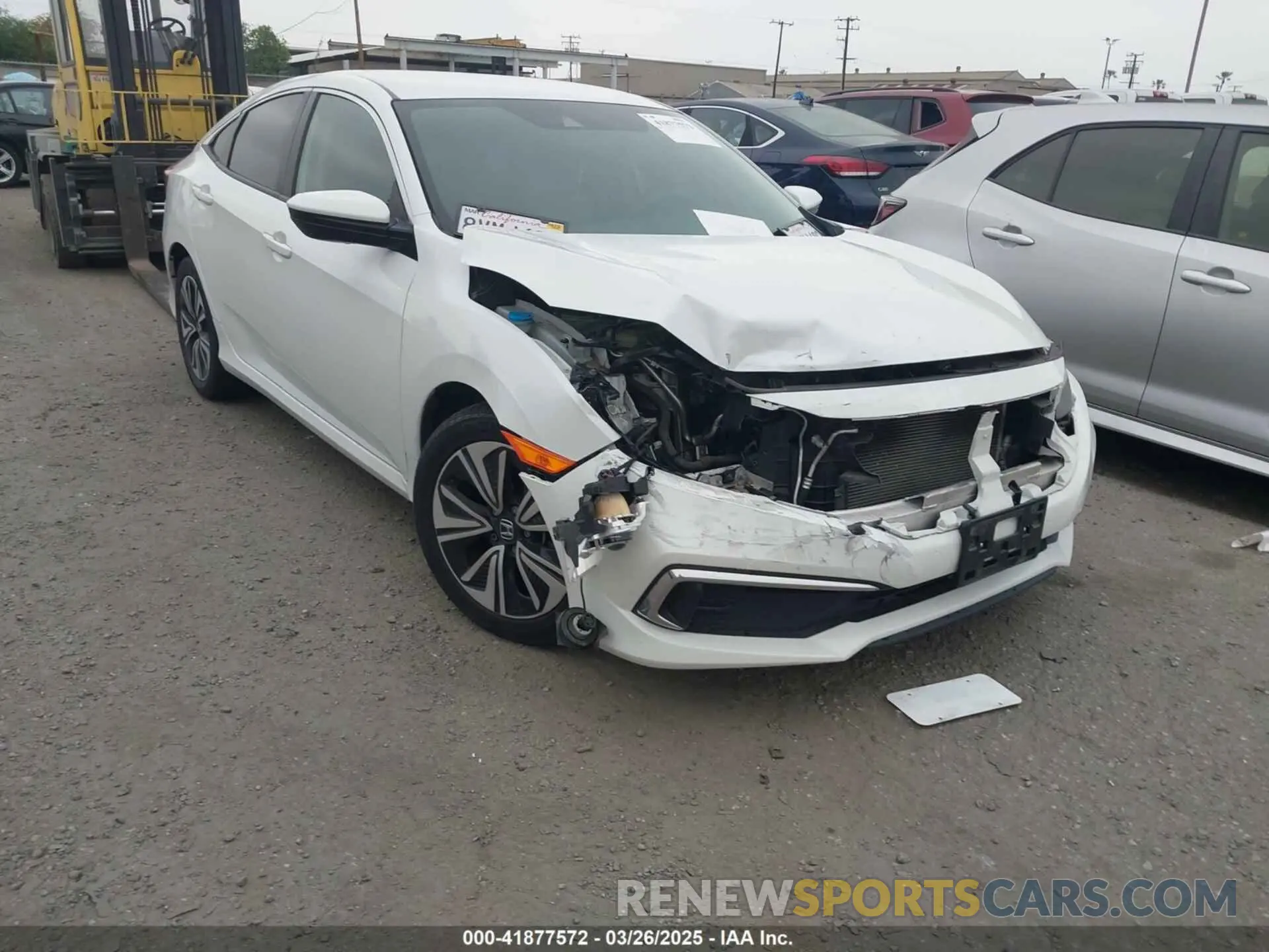 1 Photograph of a damaged car 2HGFC2F64LH593100 HONDA CIVIC 2020