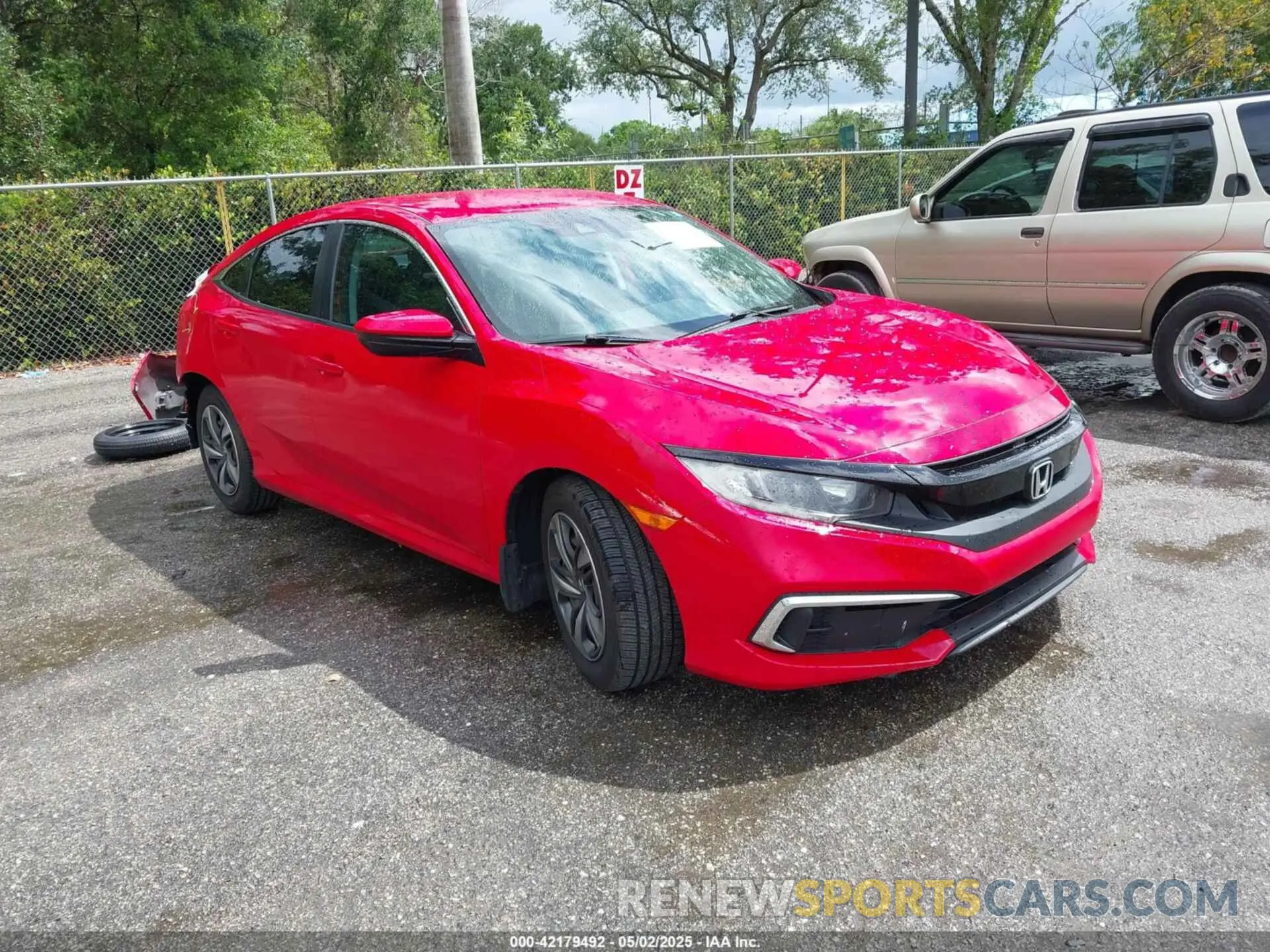1 Photograph of a damaged car 2HGFC2F65LH503209 HONDA CIVIC 2020