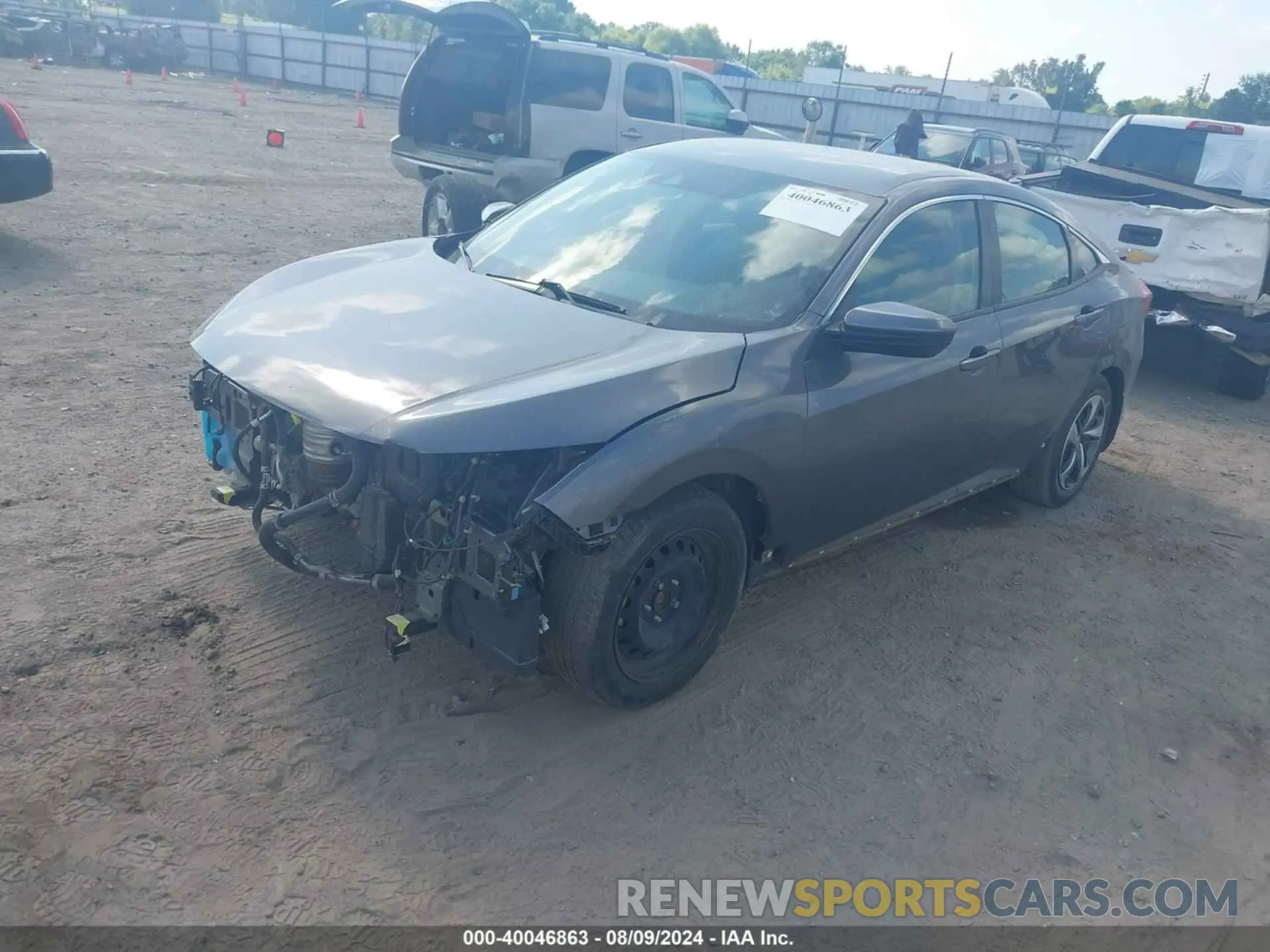 2 Photograph of a damaged car 2HGFC2F65LH505932 HONDA CIVIC 2020