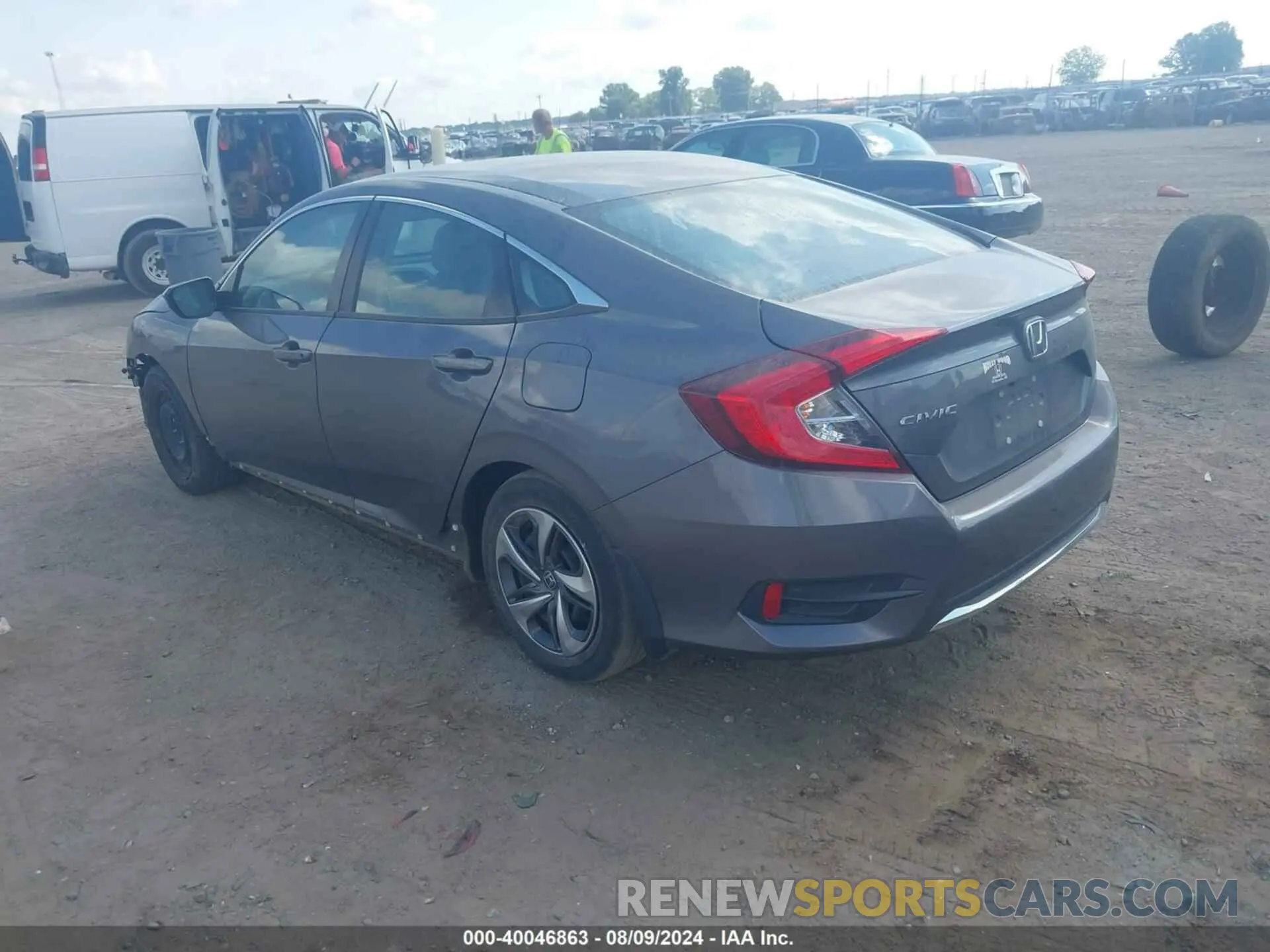 3 Photograph of a damaged car 2HGFC2F65LH505932 HONDA CIVIC 2020