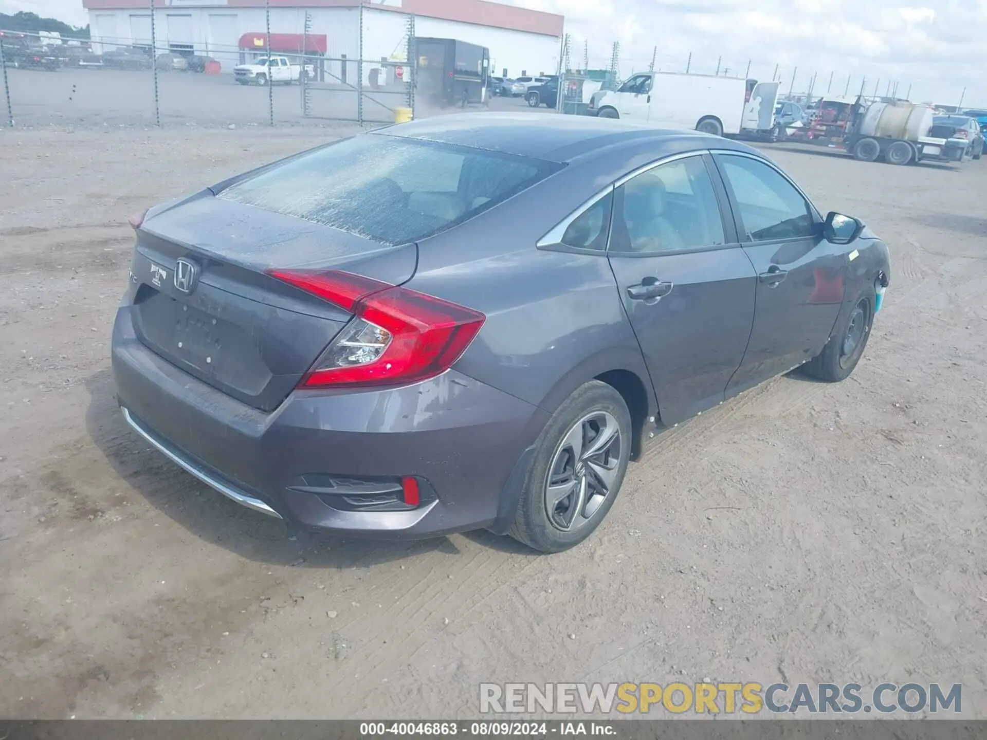 4 Photograph of a damaged car 2HGFC2F65LH505932 HONDA CIVIC 2020