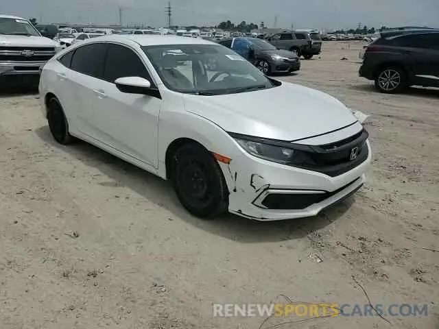 14 Photograph of a damaged car 2HGFC2F65LH516221 HONDA CIVIC 2020