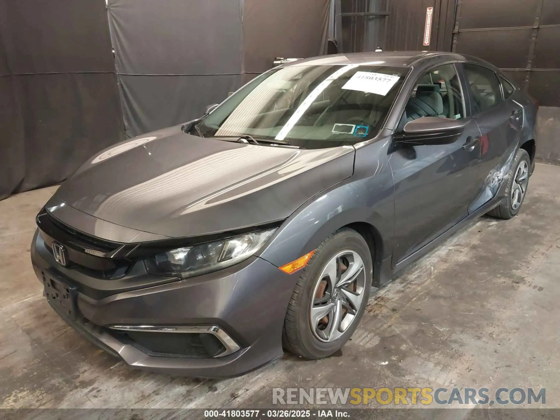 2 Photograph of a damaged car 2HGFC2F65LH525081 HONDA CIVIC 2020