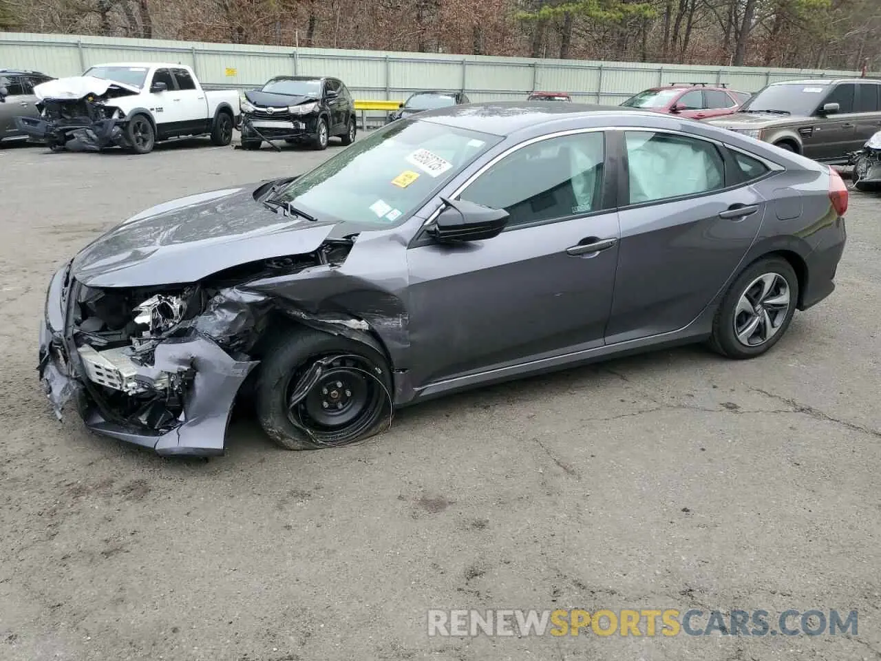 1 Photograph of a damaged car 2HGFC2F65LH528837 HONDA CIVIC 2020