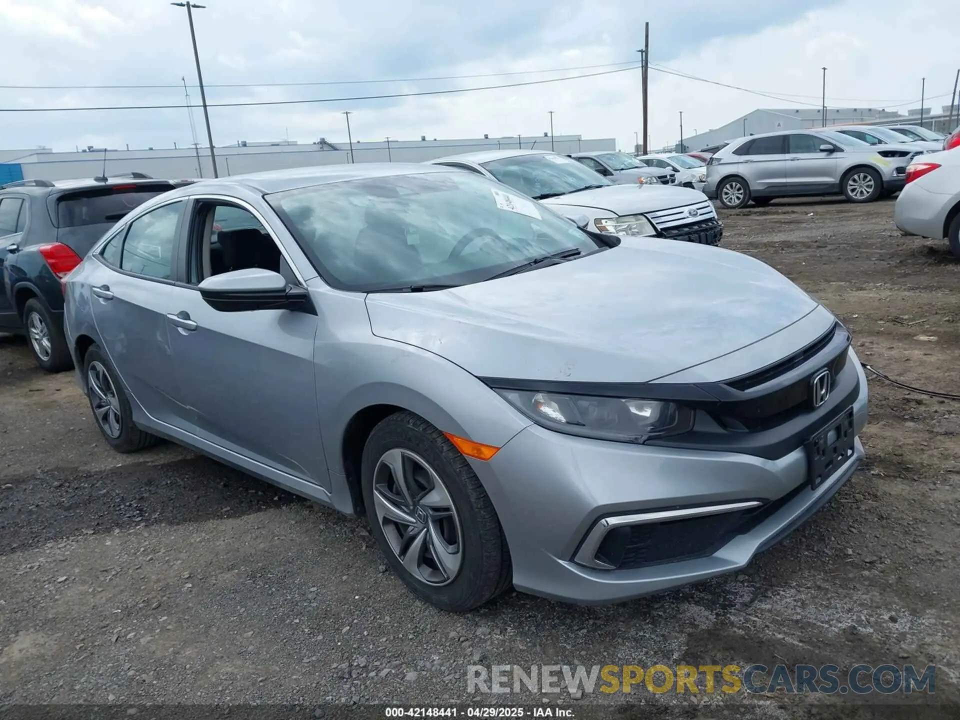 1 Photograph of a damaged car 2HGFC2F65LH544133 HONDA CIVIC 2020