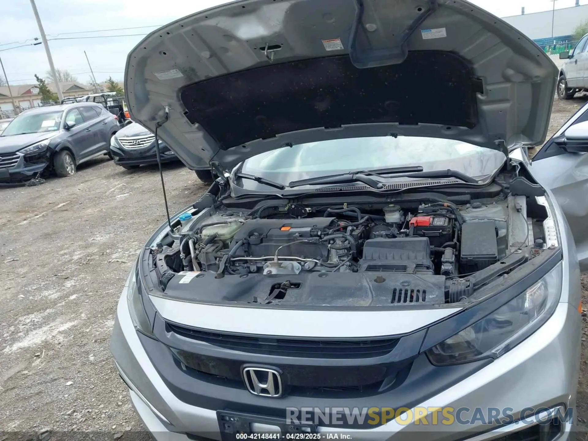 10 Photograph of a damaged car 2HGFC2F65LH544133 HONDA CIVIC 2020