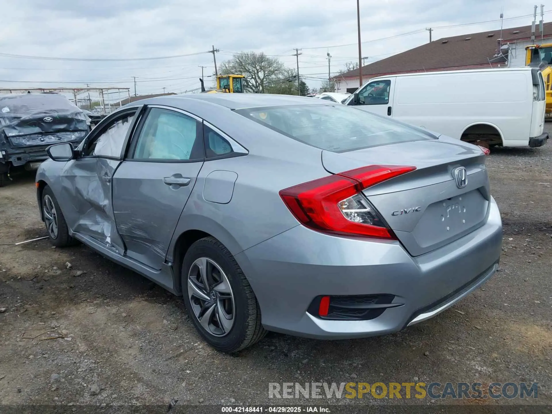 3 Photograph of a damaged car 2HGFC2F65LH544133 HONDA CIVIC 2020