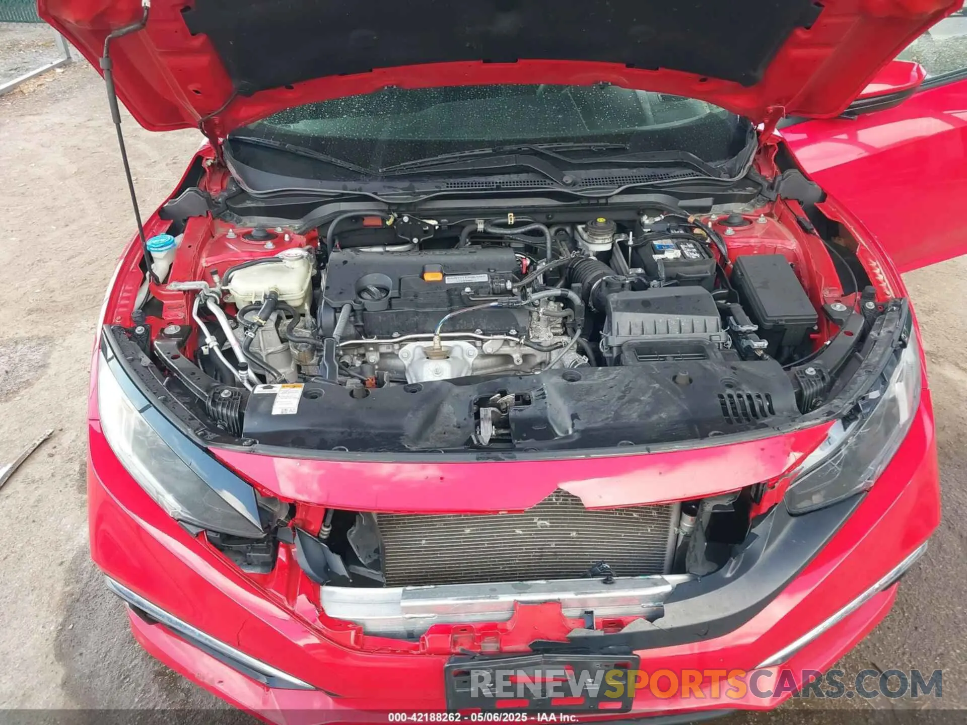 10 Photograph of a damaged car 2HGFC2F65LH550028 HONDA CIVIC 2020