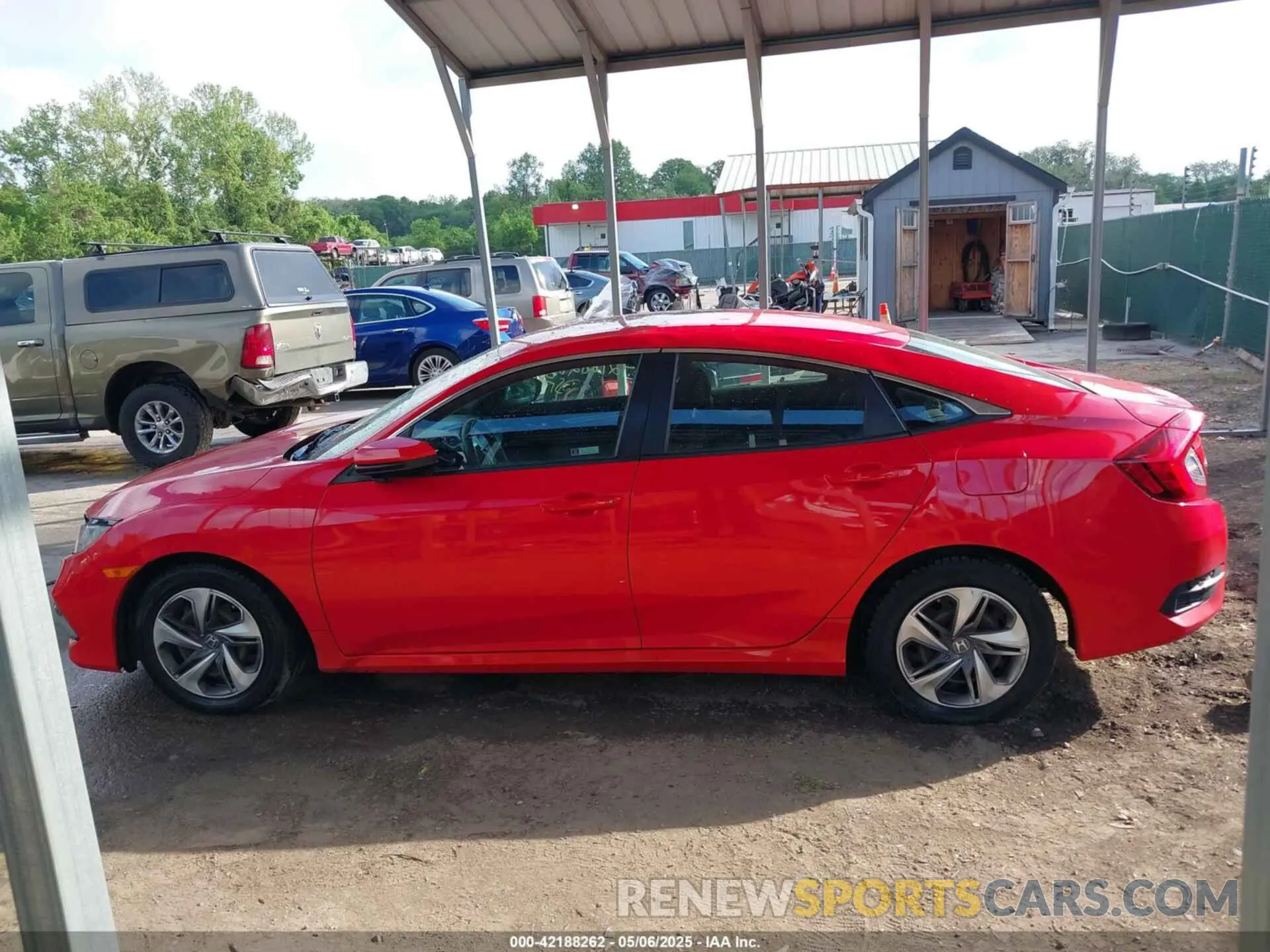 14 Photograph of a damaged car 2HGFC2F65LH550028 HONDA CIVIC 2020