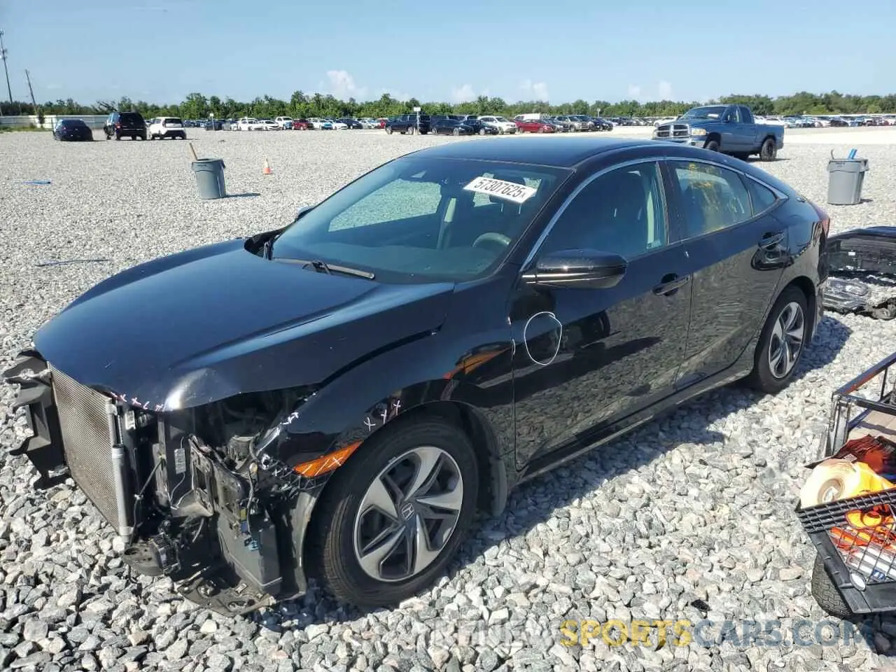 1 Photograph of a damaged car 2HGFC2F65LH551146 HONDA CIVIC 2020