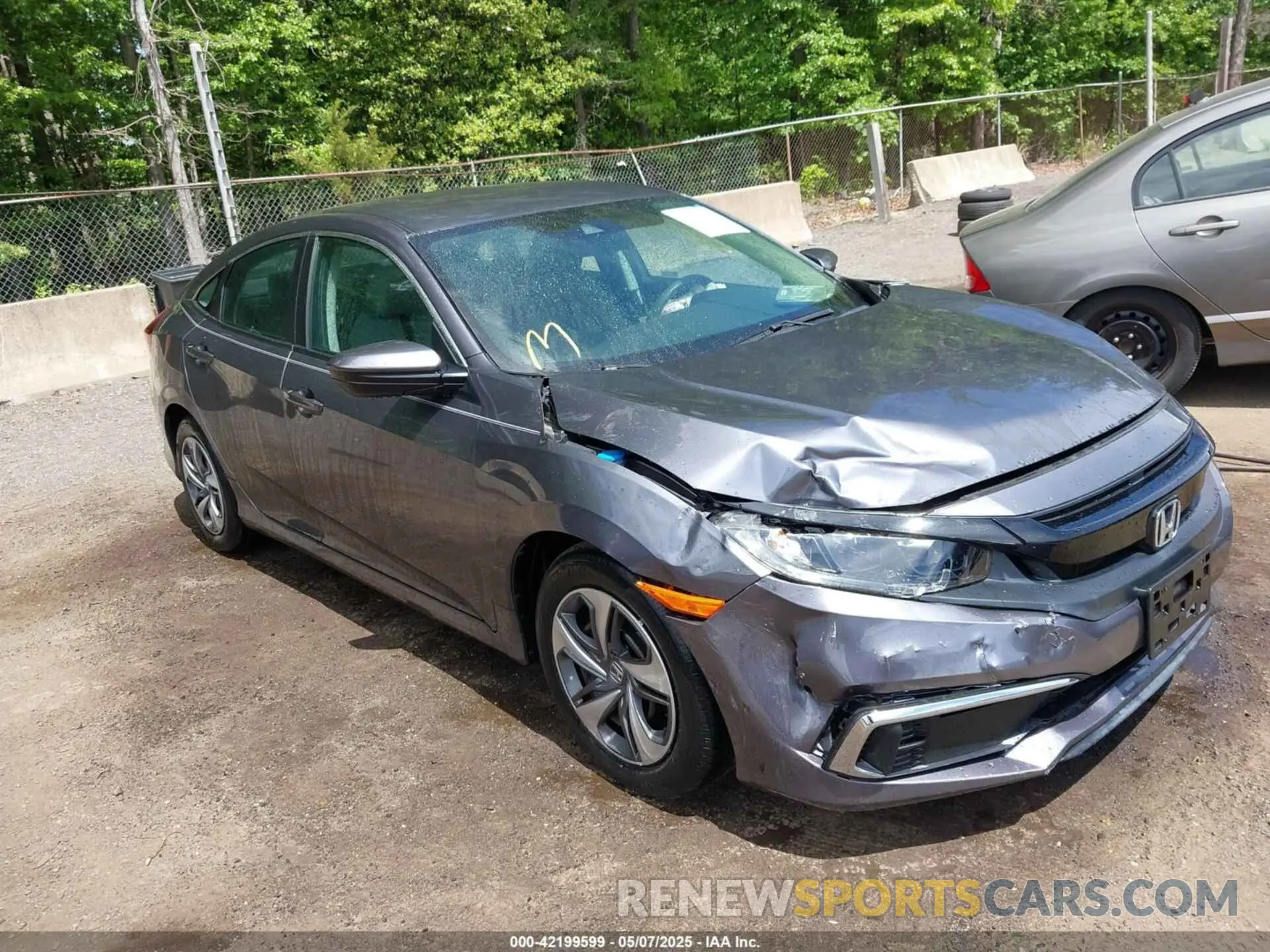 1 Photograph of a damaged car 2HGFC2F65LH552779 HONDA CIVIC 2020
