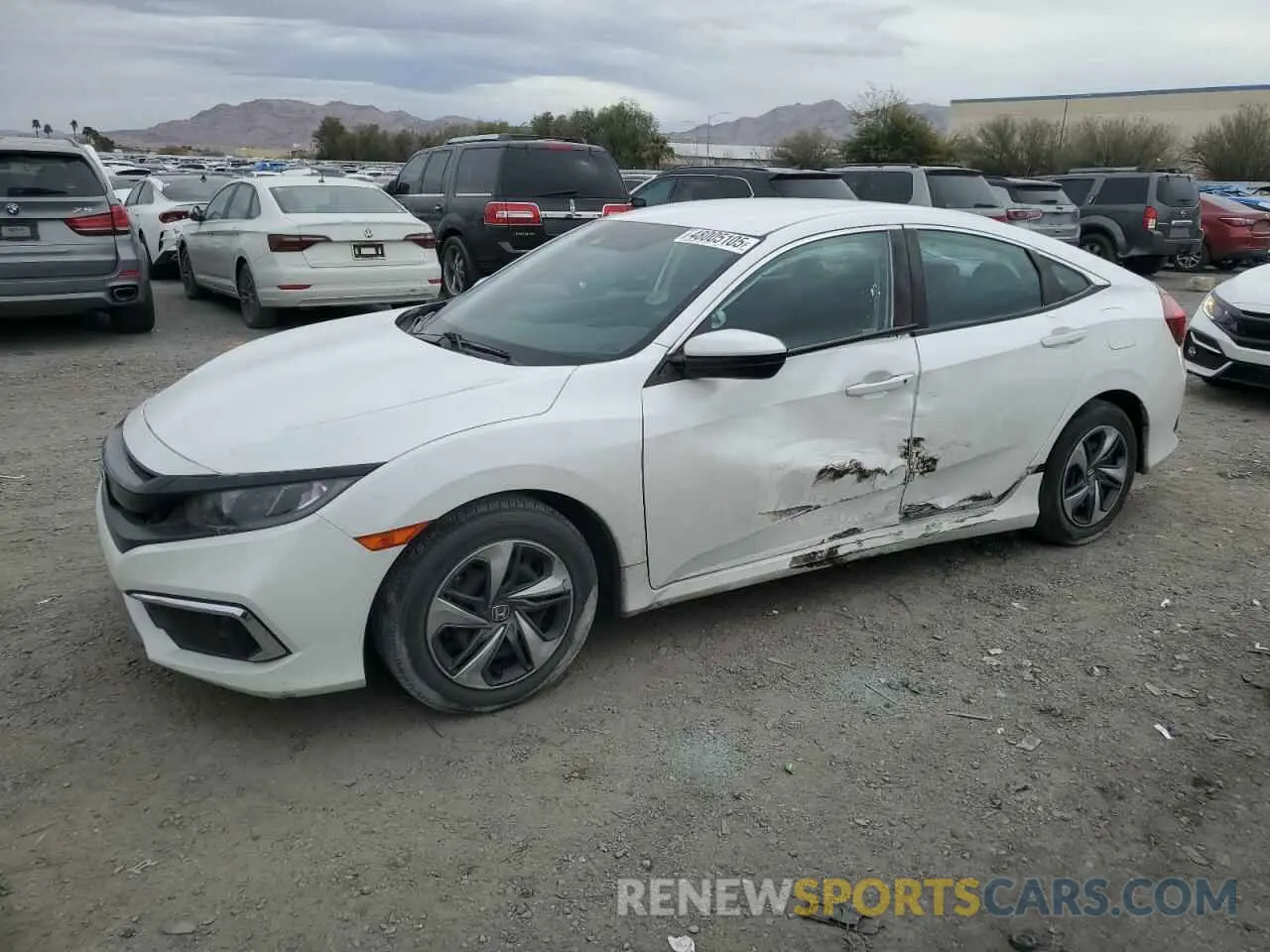 1 Photograph of a damaged car 2HGFC2F65LH554922 HONDA CIVIC 2020