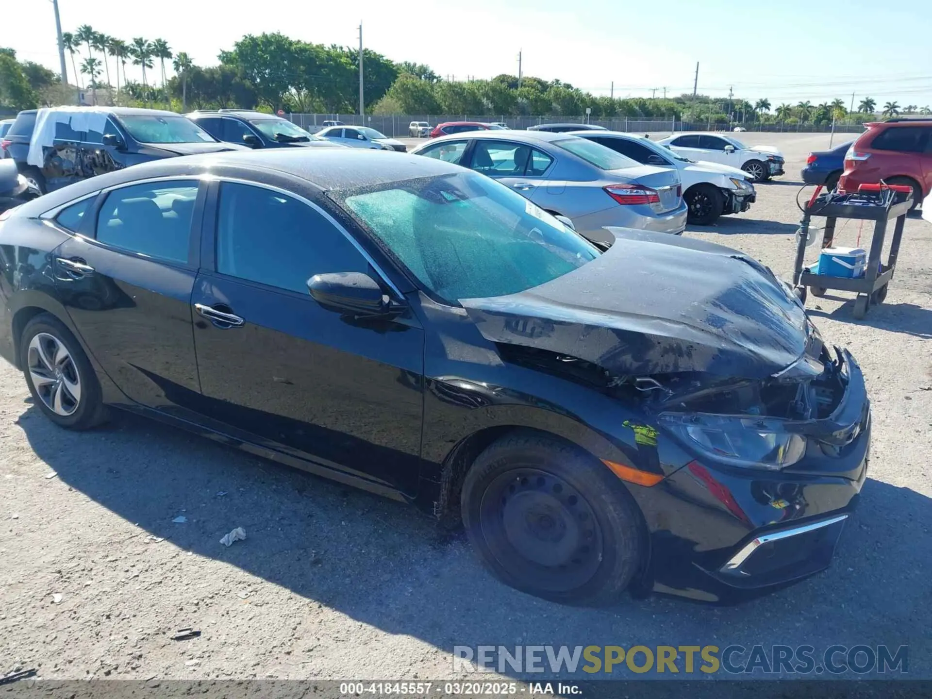 1 Photograph of a damaged car 2HGFC2F65LH564964 HONDA CIVIC 2020