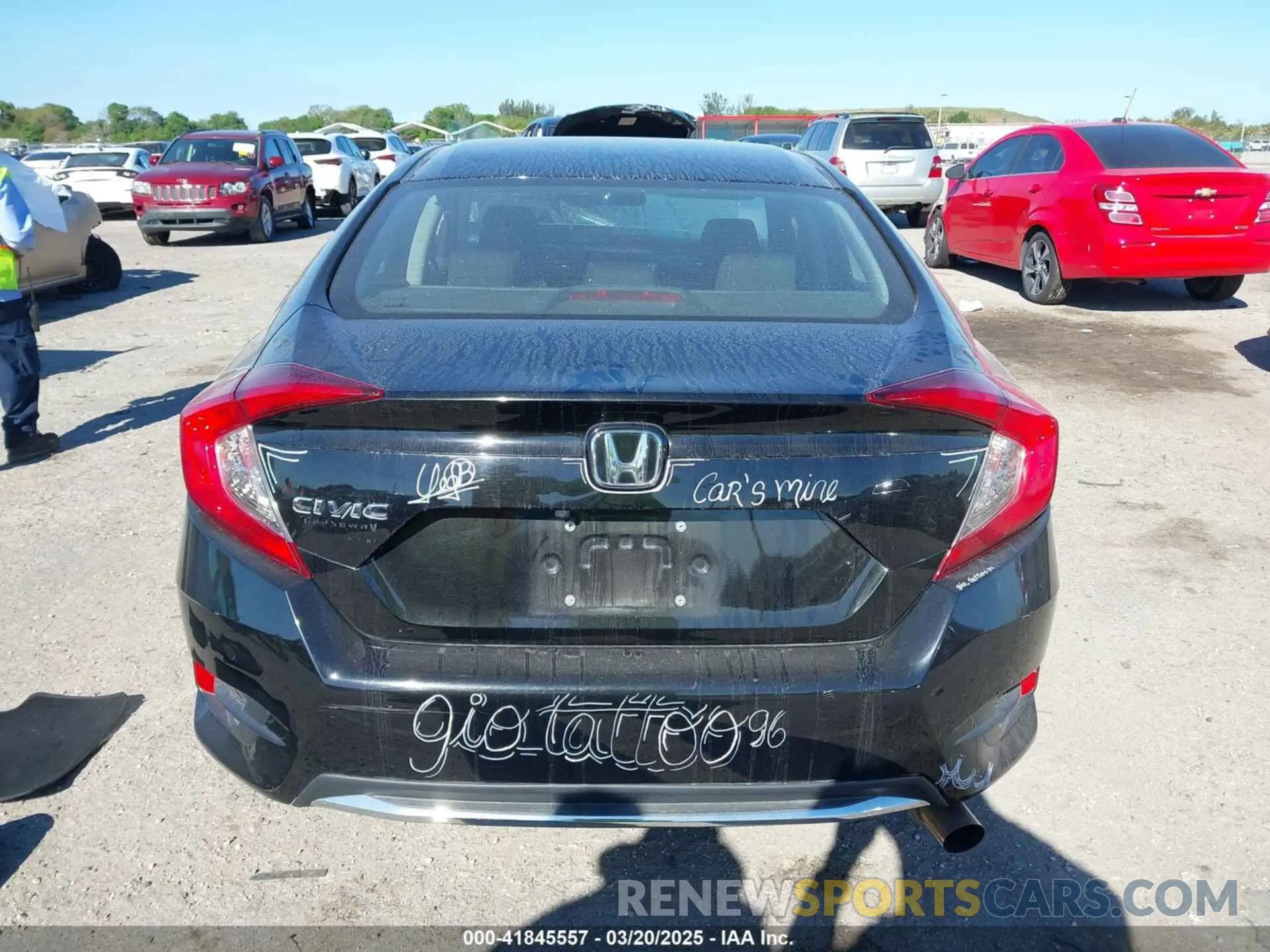 16 Photograph of a damaged car 2HGFC2F65LH564964 HONDA CIVIC 2020