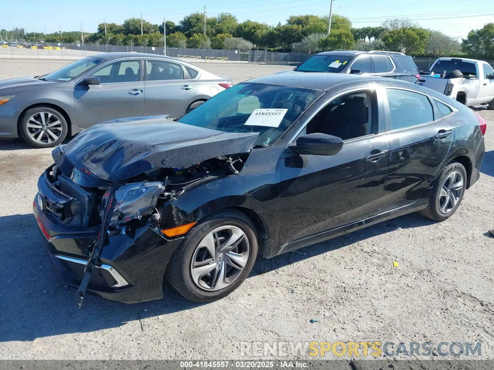 2 Photograph of a damaged car 2HGFC2F65LH564964 HONDA CIVIC 2020