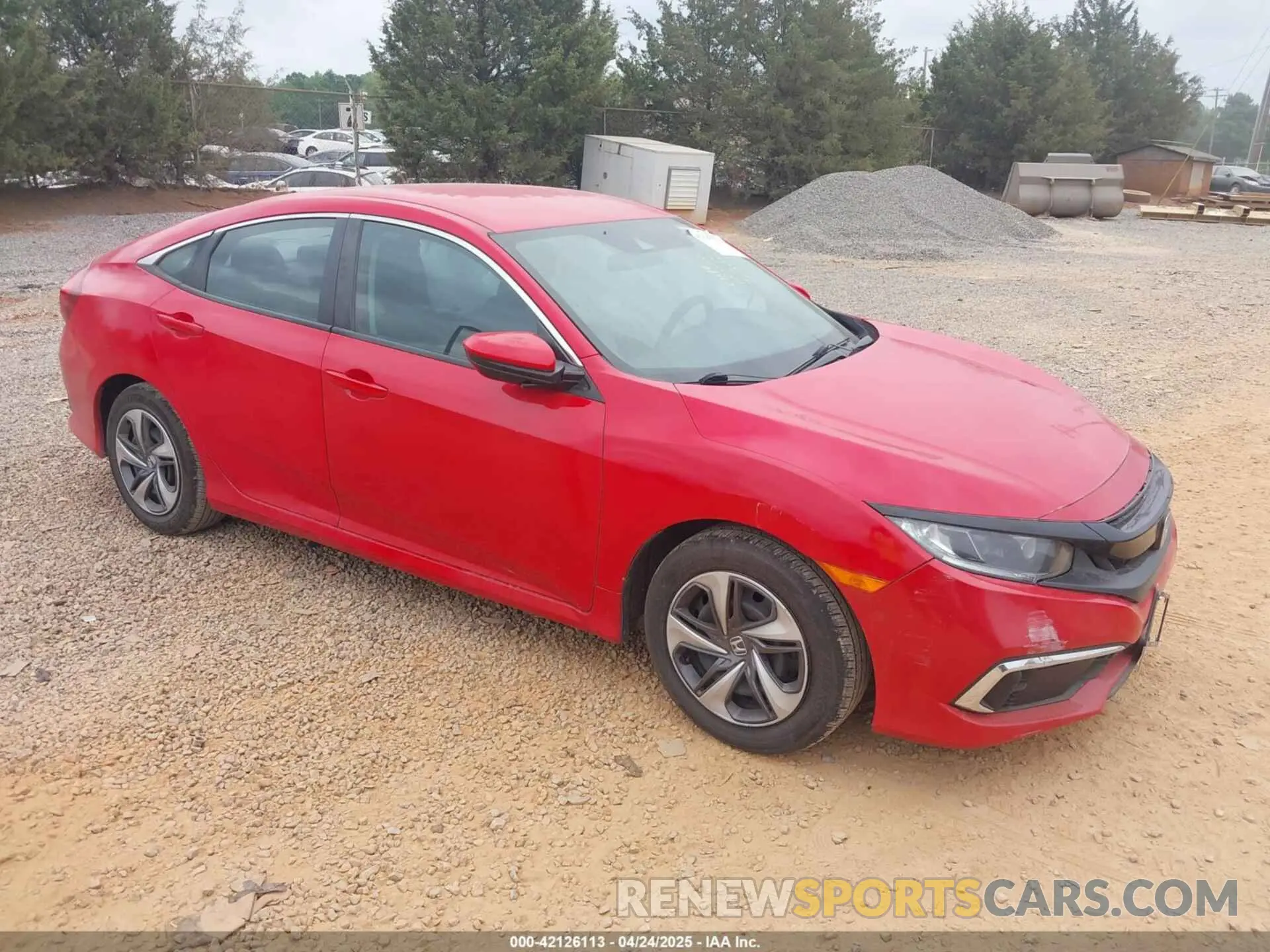 1 Photograph of a damaged car 2HGFC2F65LH569081 HONDA CIVIC 2020