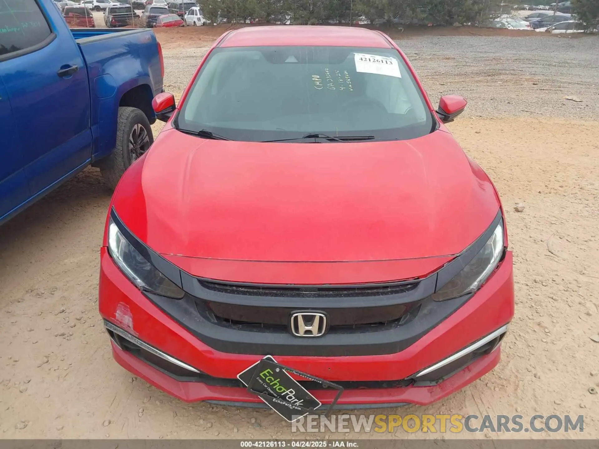 12 Photograph of a damaged car 2HGFC2F65LH569081 HONDA CIVIC 2020