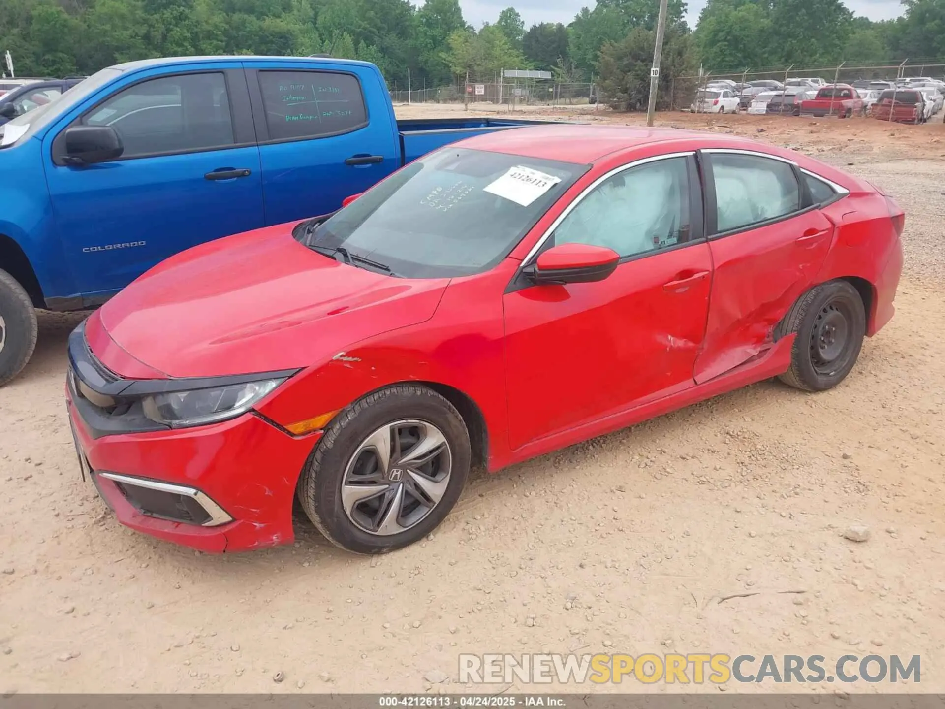 2 Photograph of a damaged car 2HGFC2F65LH569081 HONDA CIVIC 2020