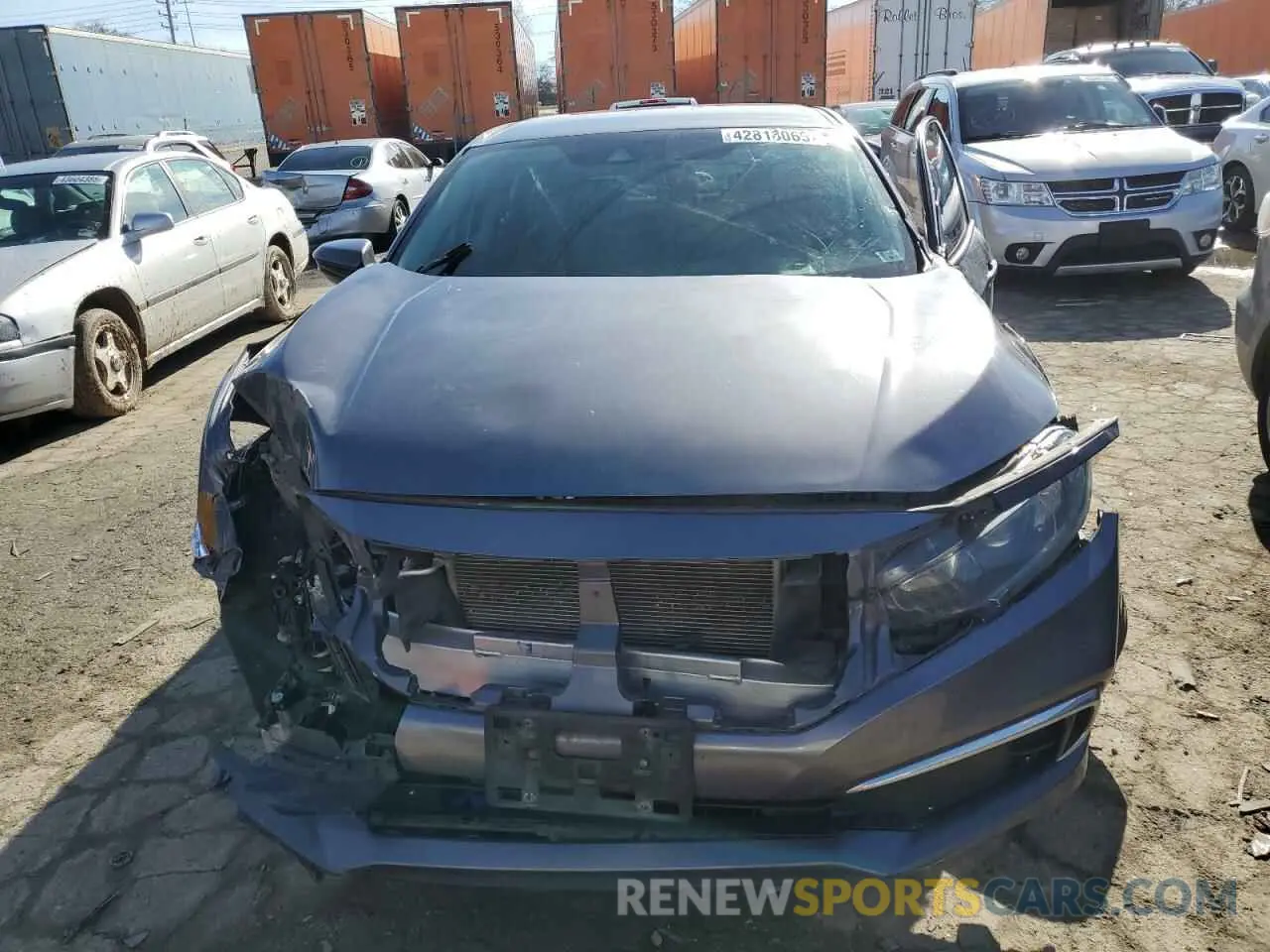5 Photograph of a damaged car 2HGFC2F65LH575348 HONDA CIVIC 2020