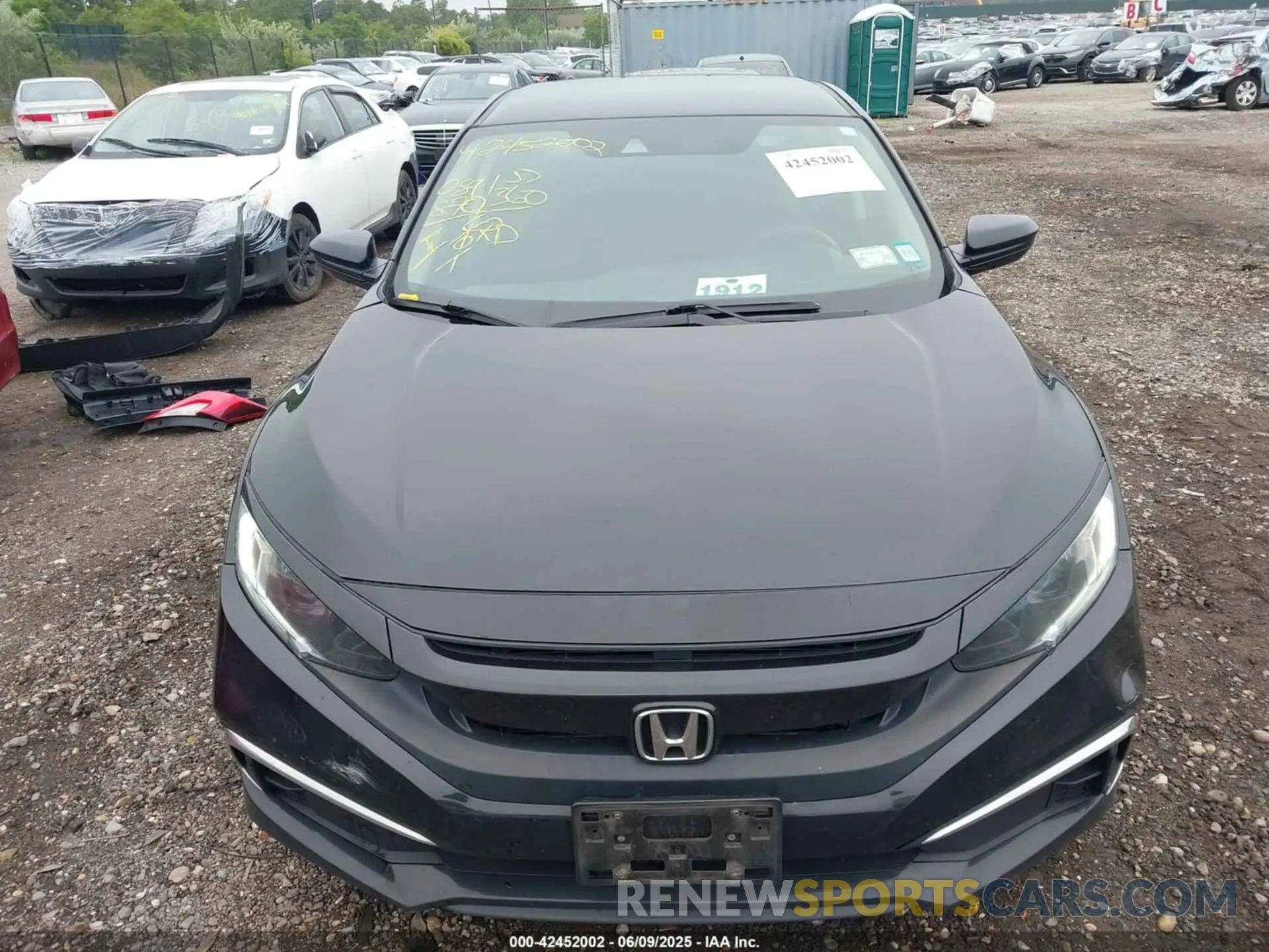 12 Photograph of a damaged car 2HGFC2F65LH587595 HONDA CIVIC 2020